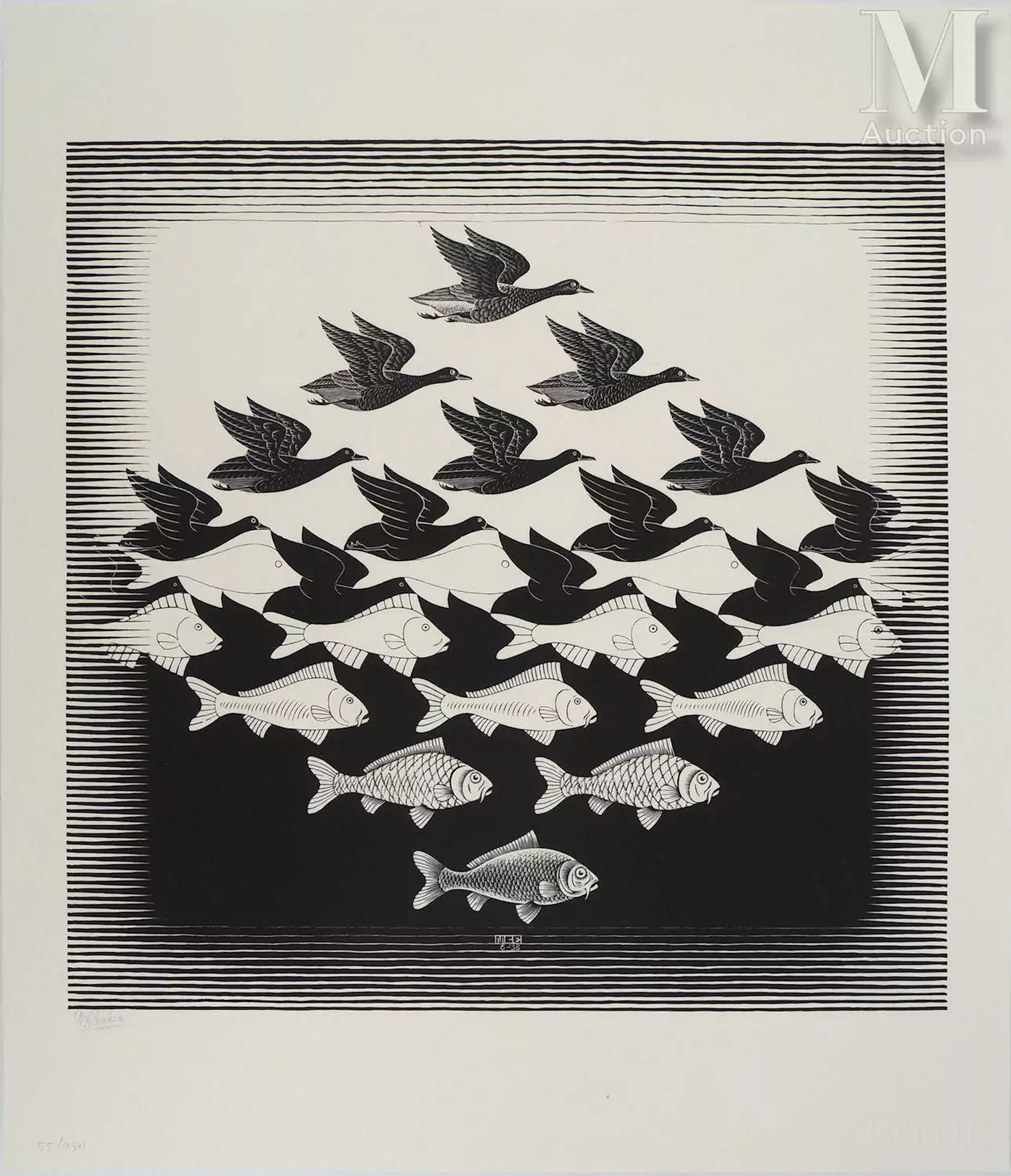 ESCHER Maurits Cornelis Entre Ciel et Eau, 2008