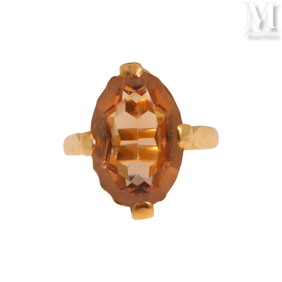 Bague citrine