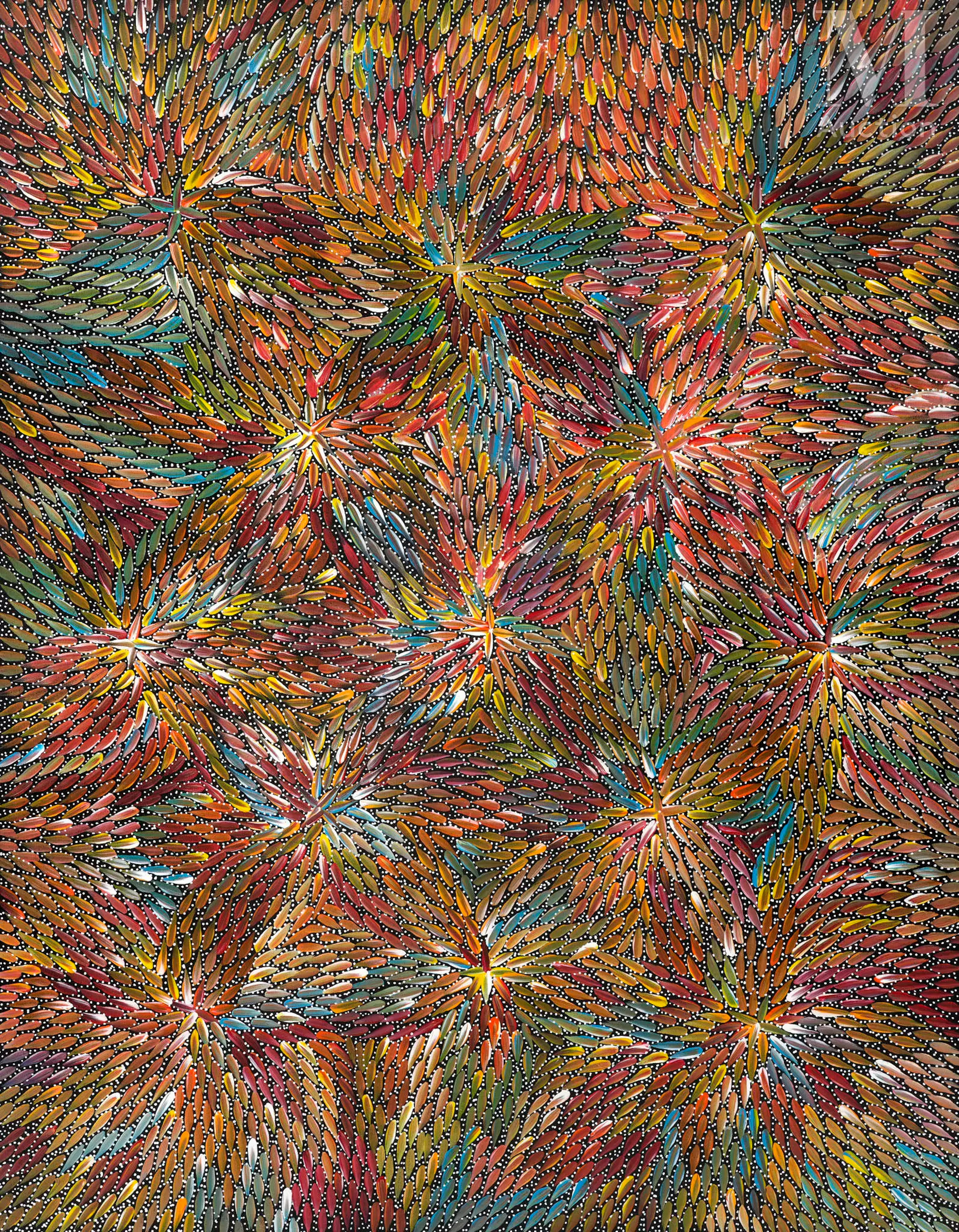 Bernadine Johnson Kemarre (1965 - ) Bush Medicine Leaf
