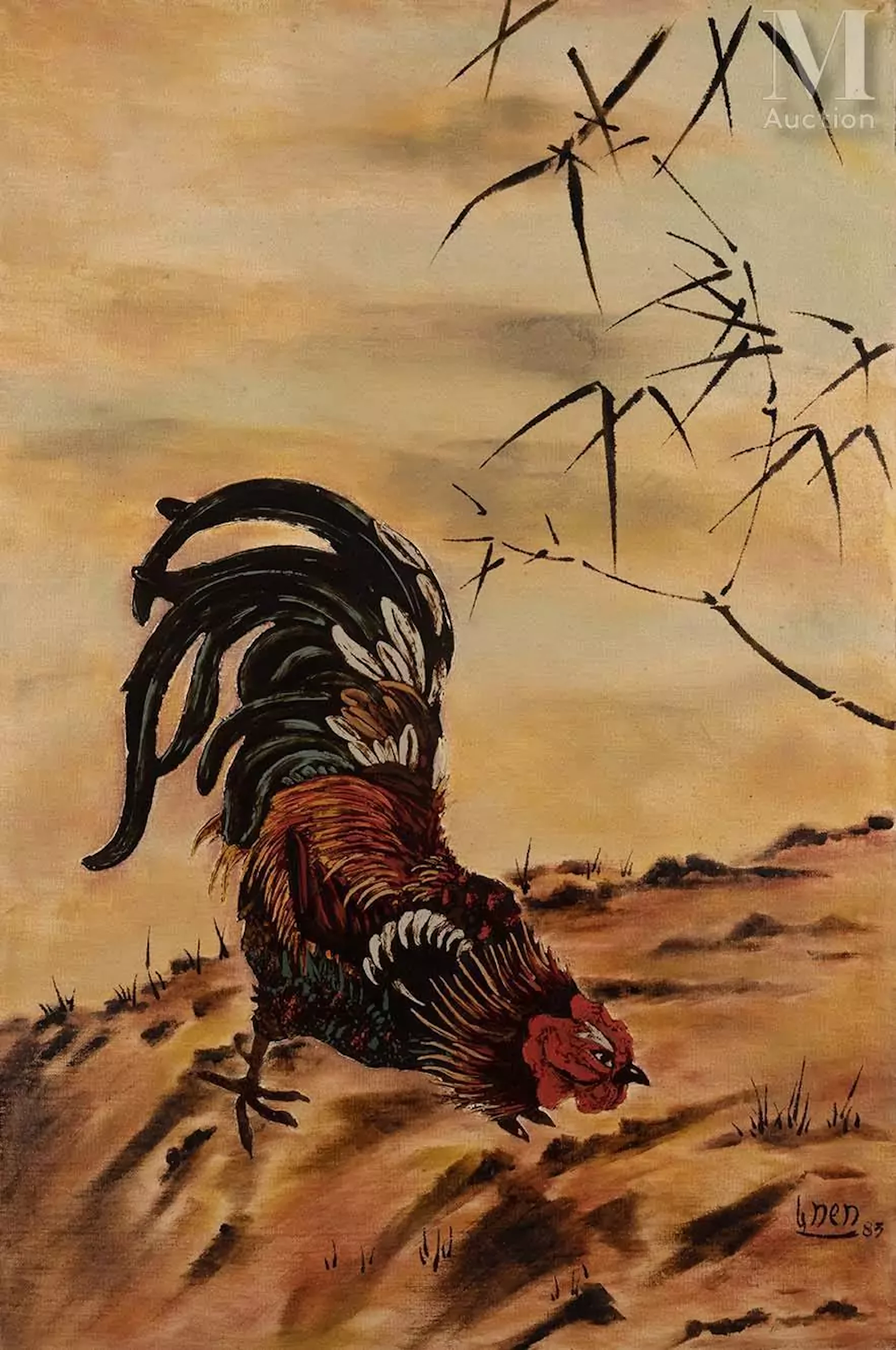 VIETNAM, XXe siècle Coq, 1983