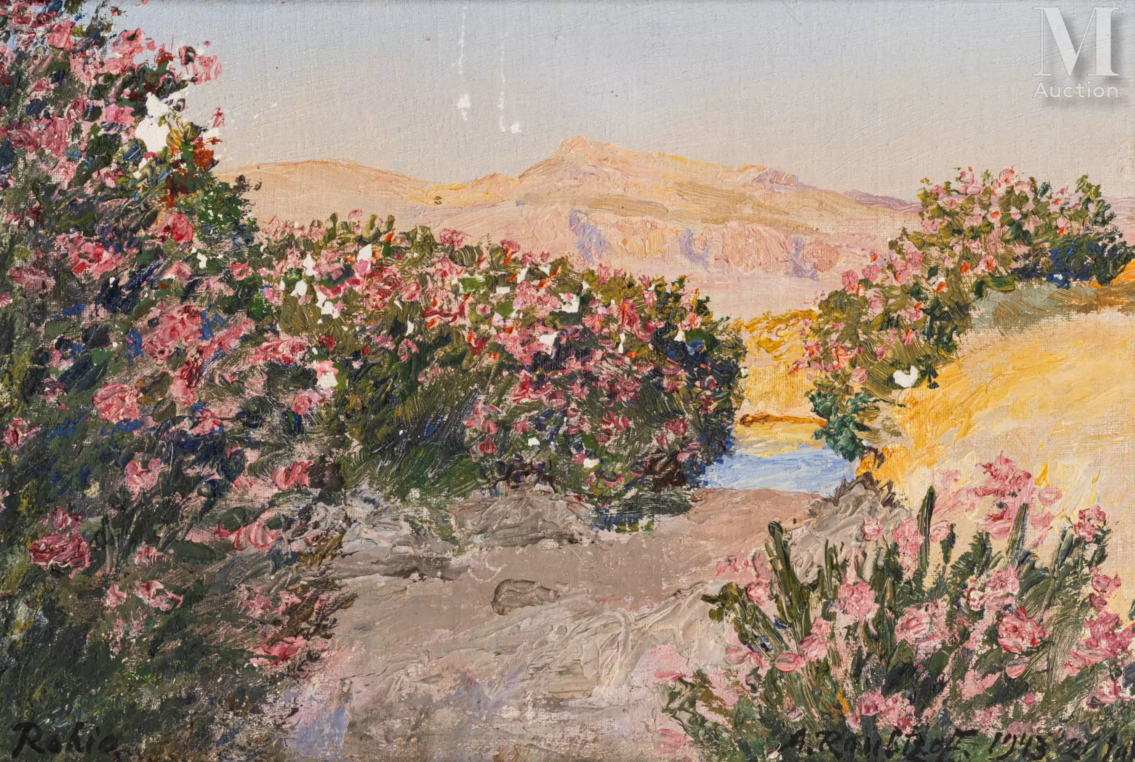 Alexandre ROUBTZOFF (Saint-Pétersbourg 1884 - Tunis 1949) Rohia, 25