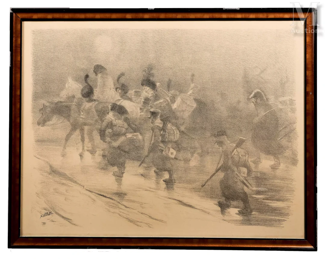 Adolphe Léon WILLETTE (Châlons sur Marne 1857- Paris 1926) La retraite
