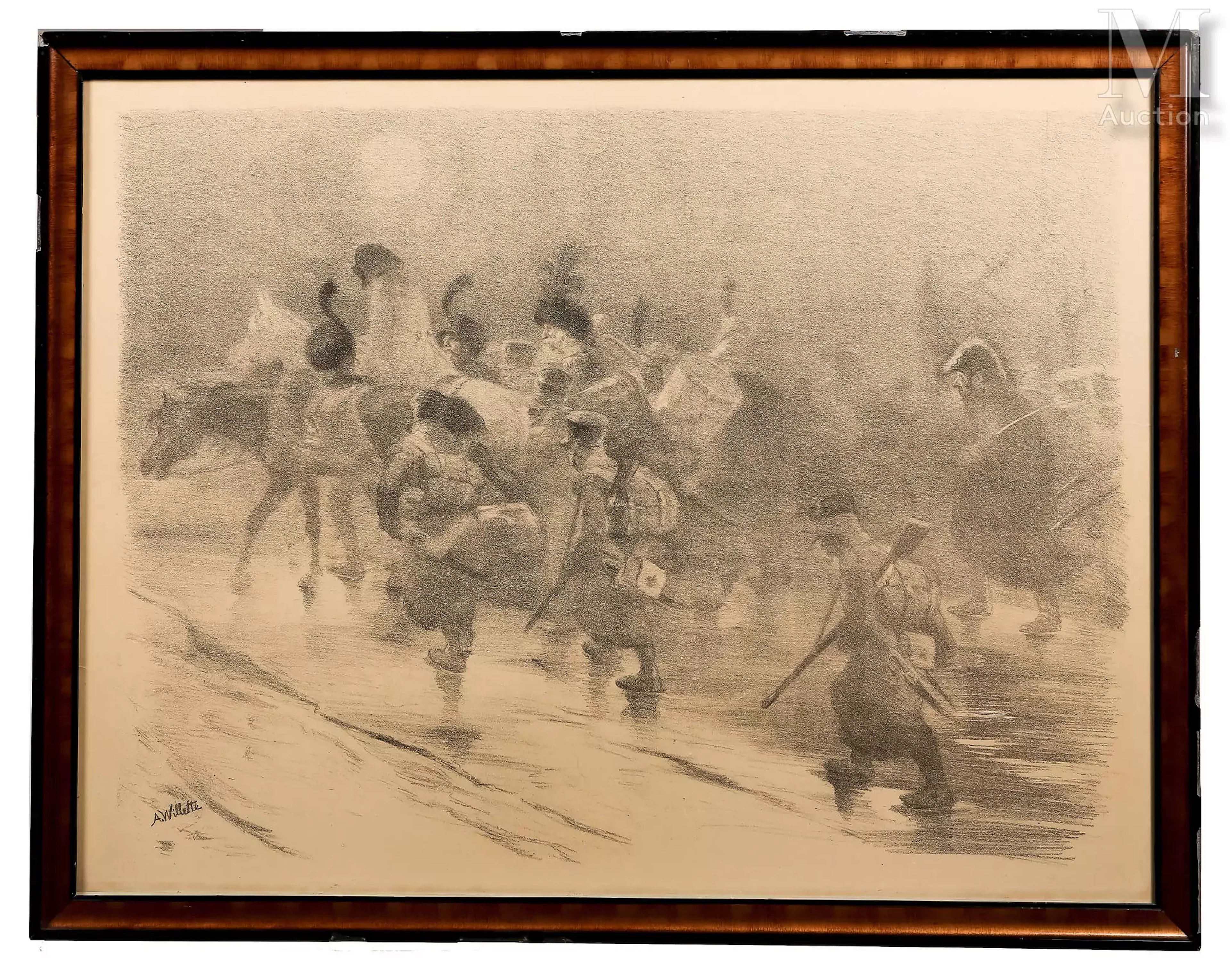 Adolphe Léon WILLETTE (Châlons sur Marne 1857- Paris 1926) La retraite