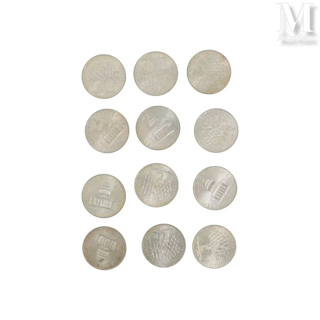 Lot de pièces en argent