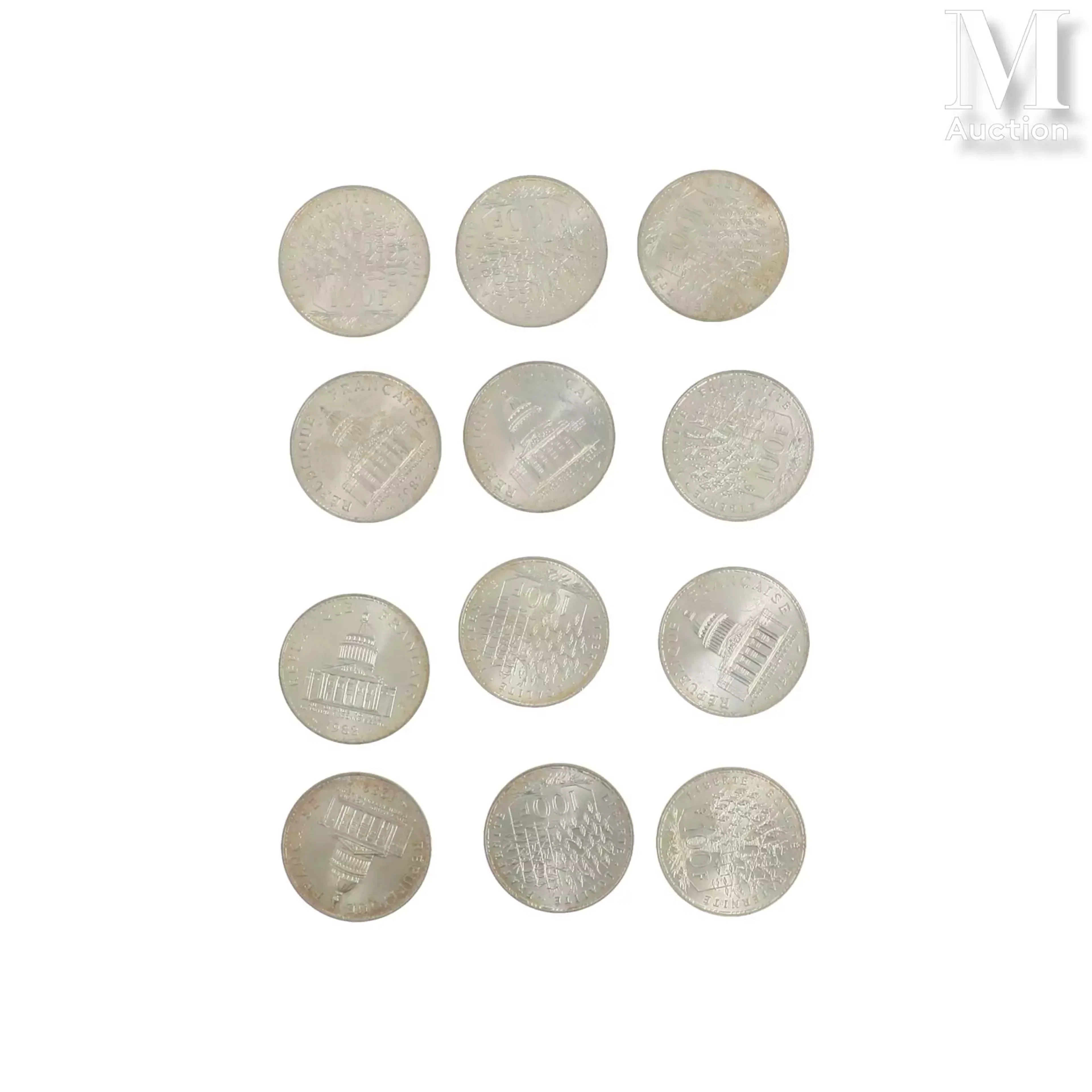 Lot de pièces en argent
