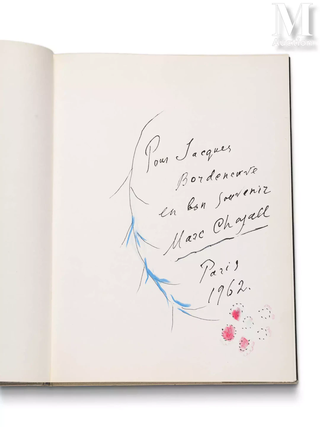 Marc CHAGALL (Vitebsk 1887 - Saint-Paul-de-Vence 1985) Branche fleurie
