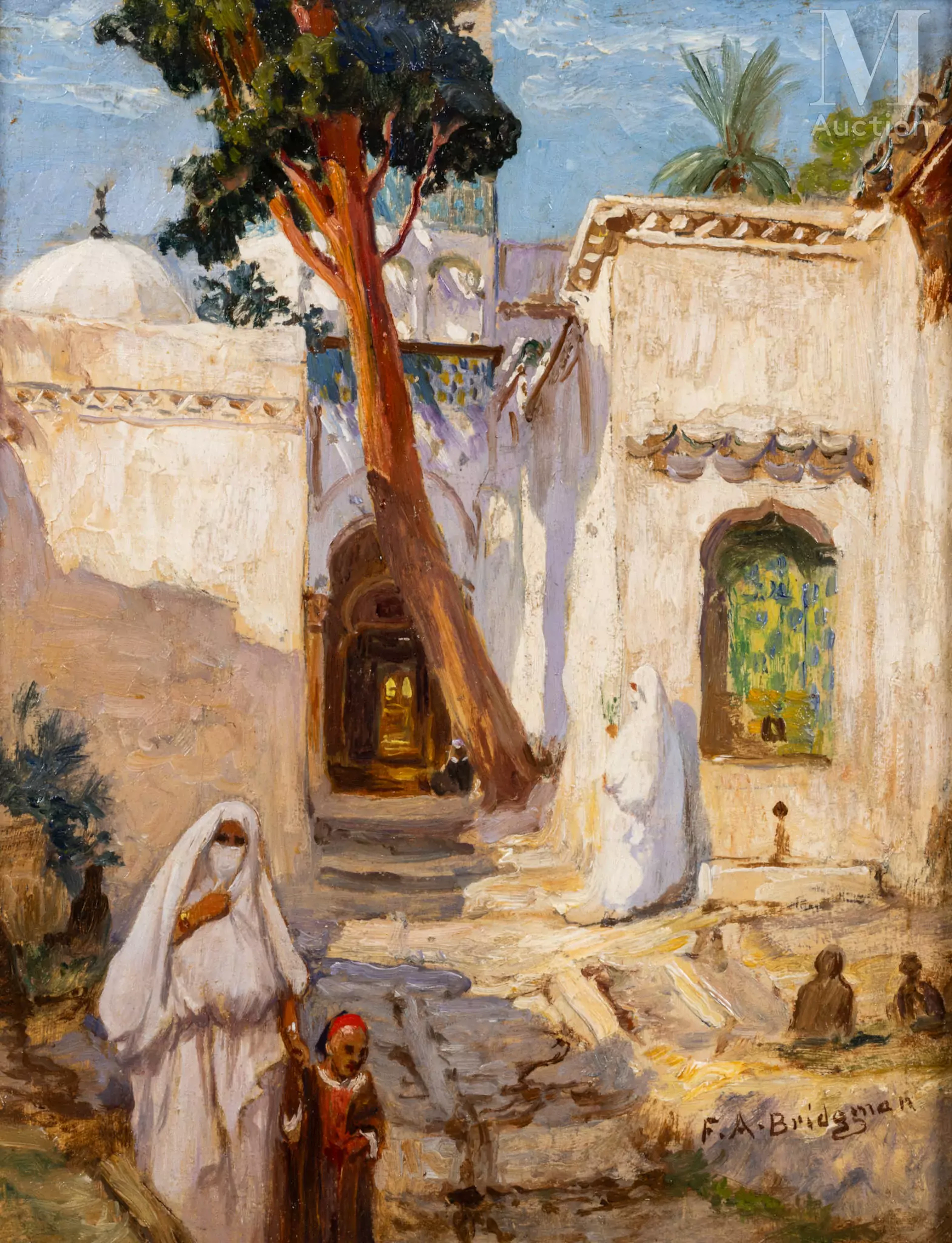 Frederick Arthur BRIDGMAN (Tuskegee 1847 - Lyons-la-Forêt 1928) Mosquée