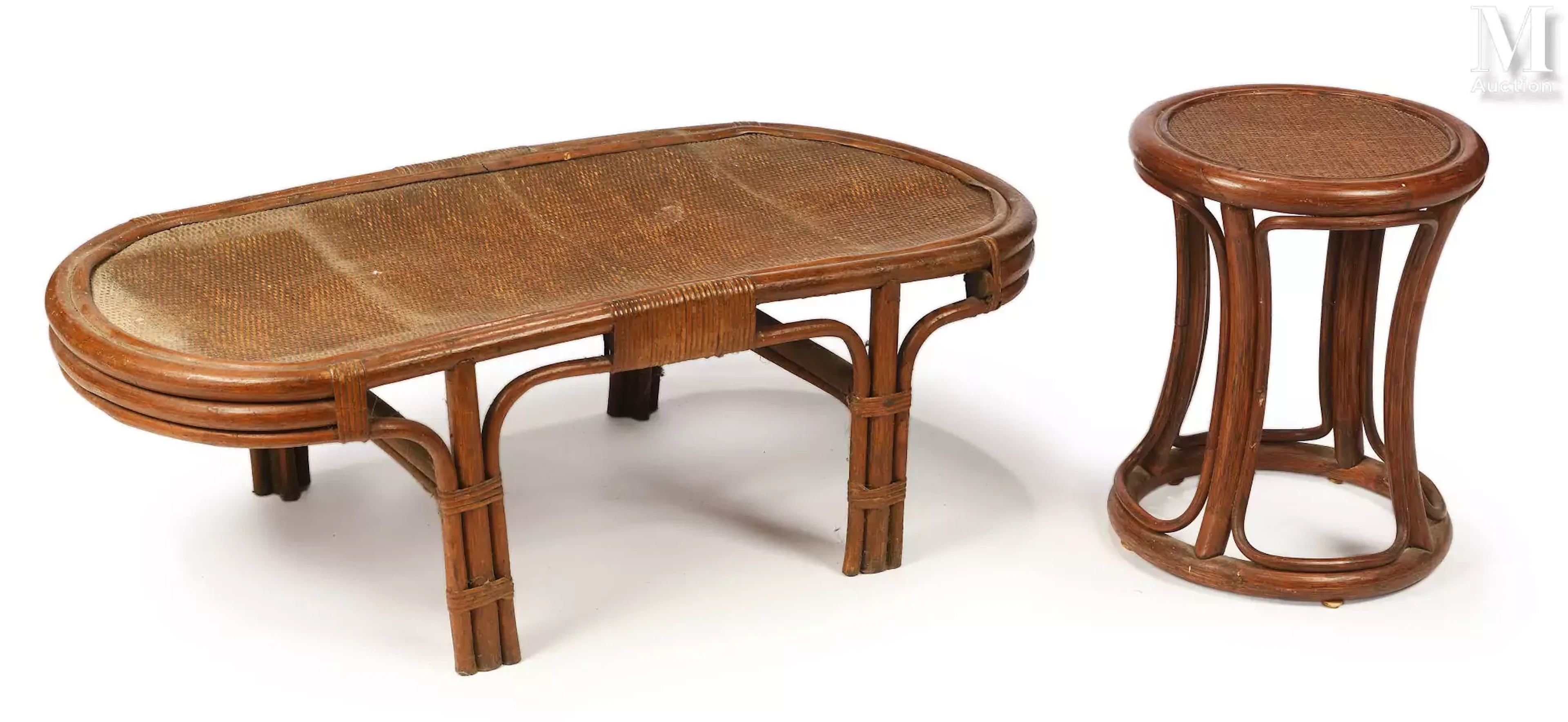 Banc en rotin