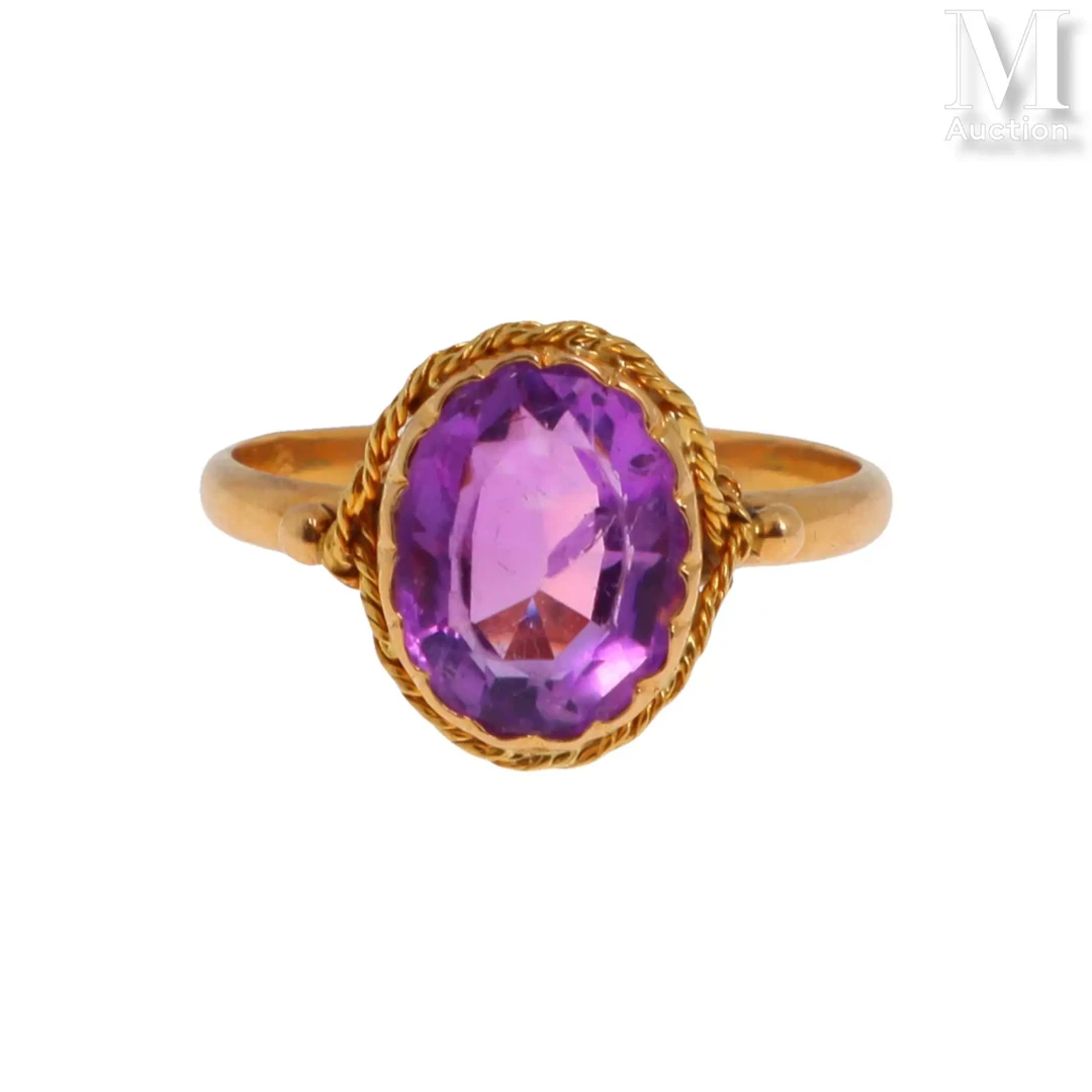 Bague améthyste