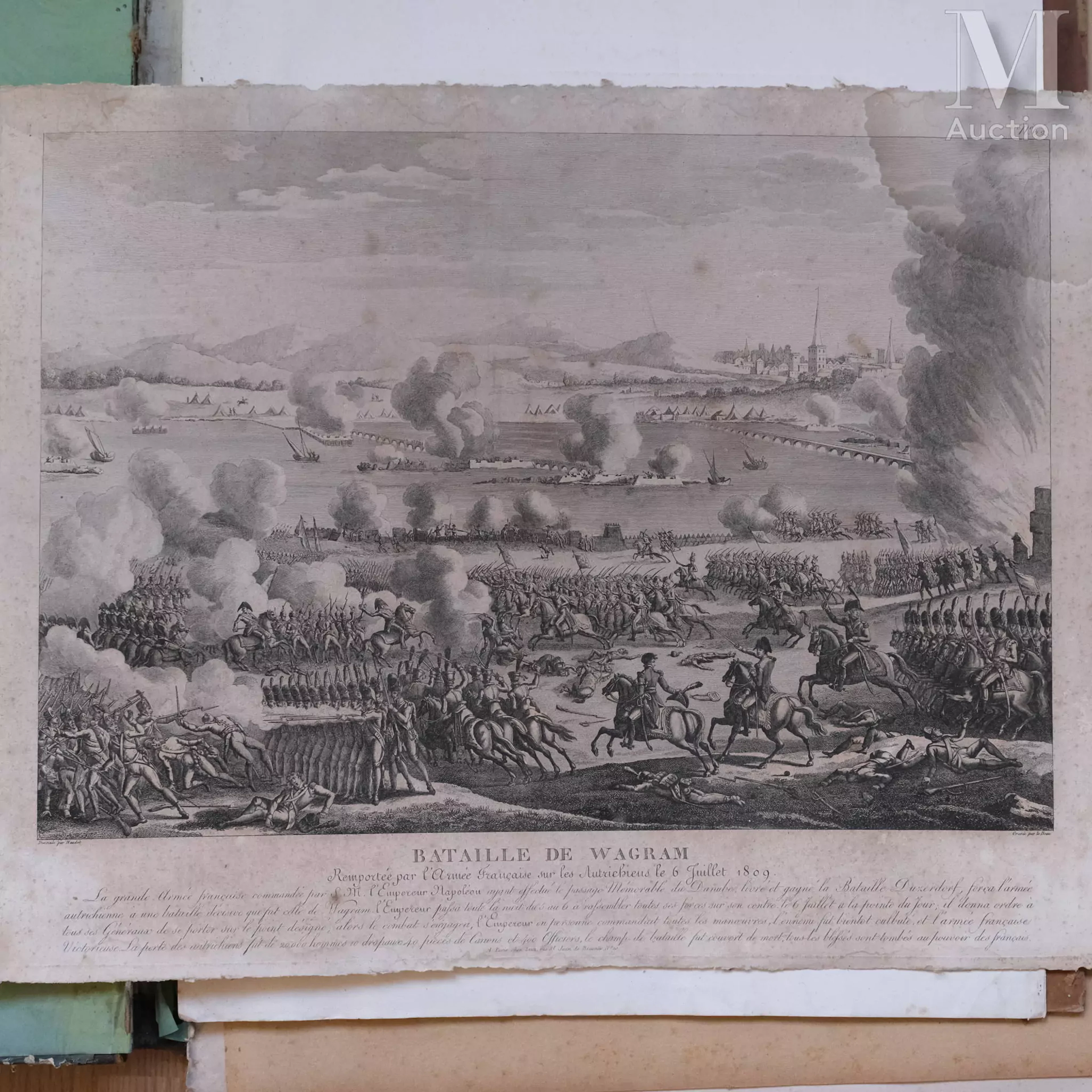 Ensemble de quinze gravures concernant l'épopée Napoléonienne et ses