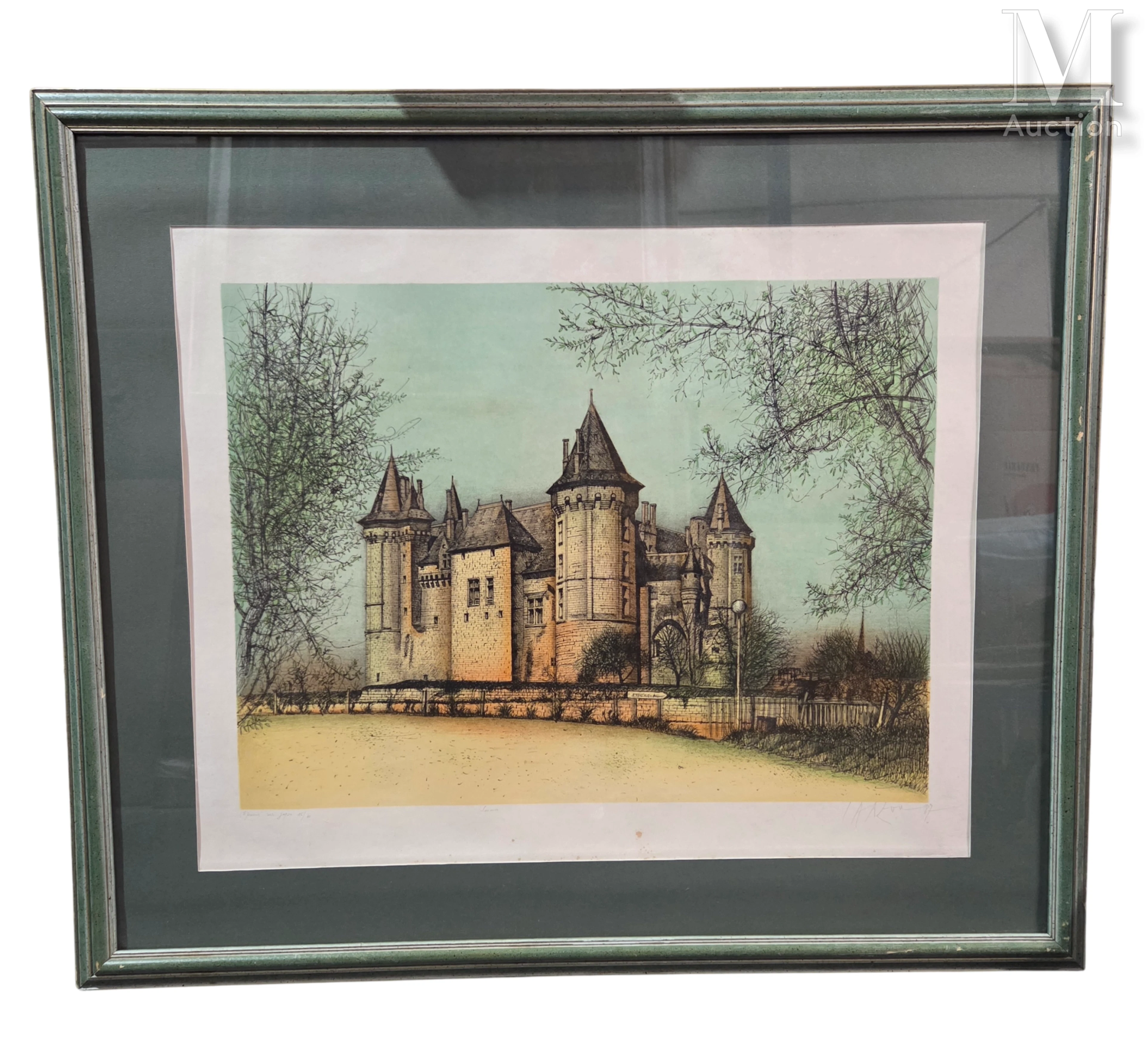 Jean CARZOU (France, 1907- 2000) Château de Saumur