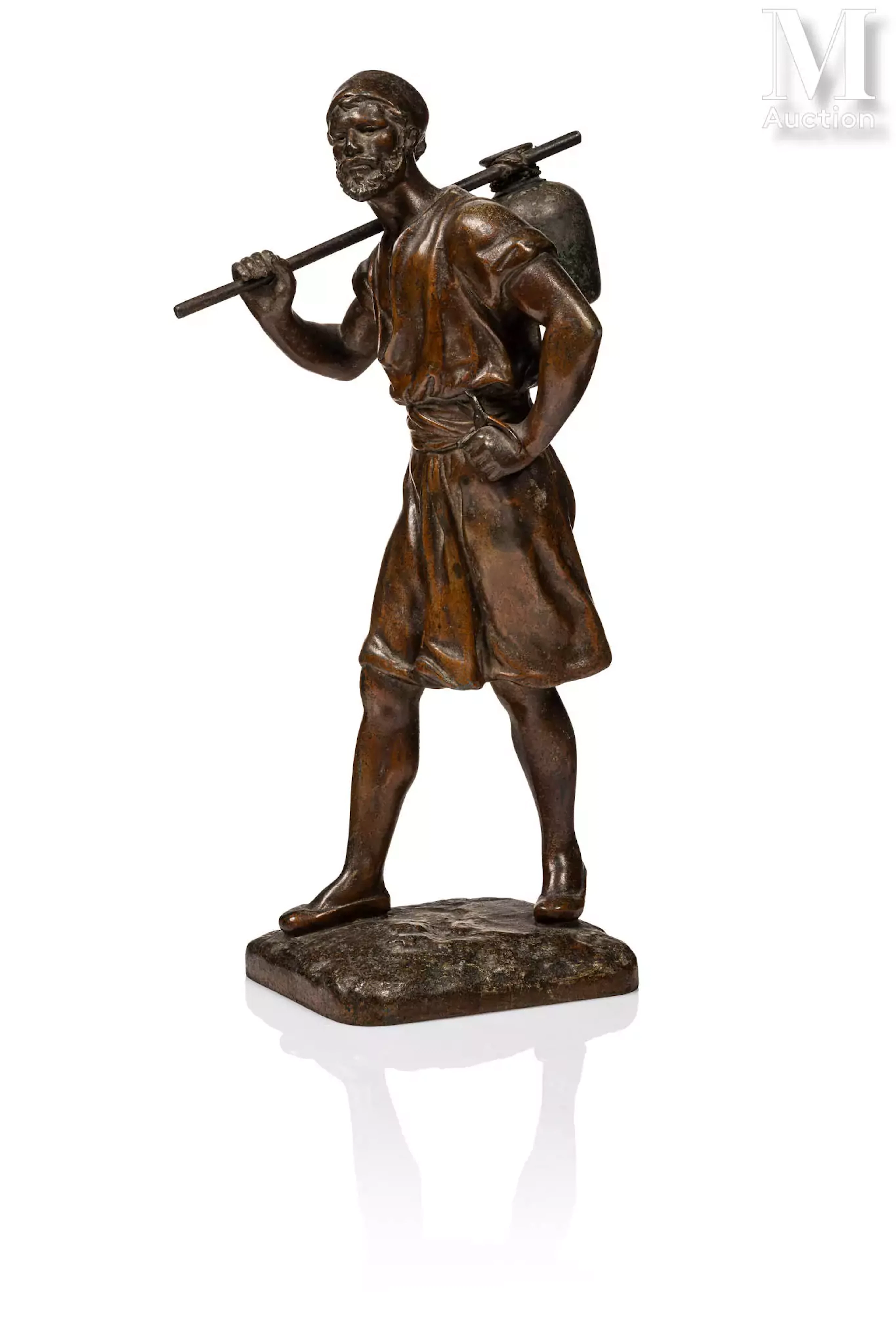 Jean-Didier DEBUT (1824-1893) Porteur d'eau