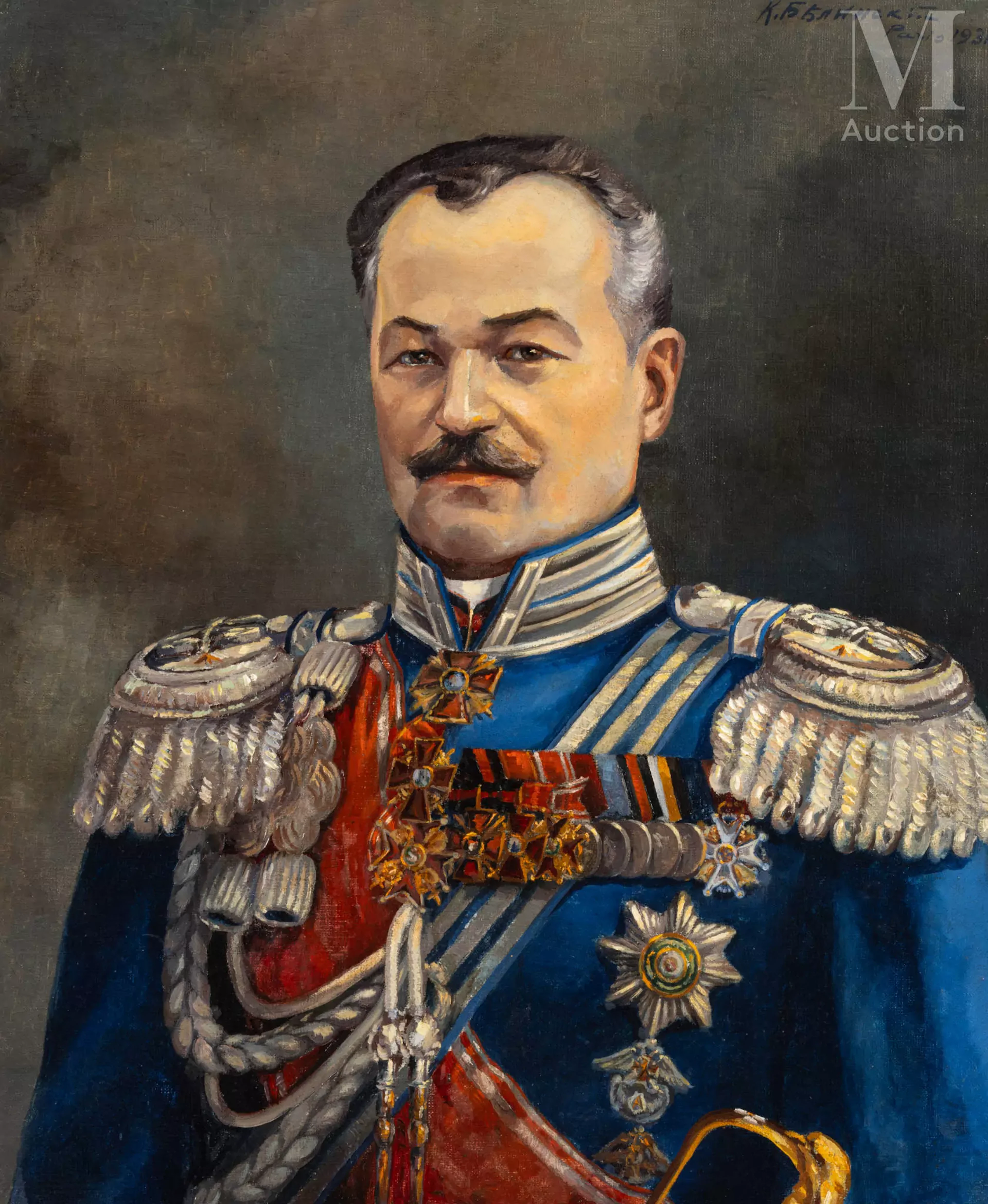 K. B. BLINSKY, école de l’émigration russe du XXe siècle. Portrait