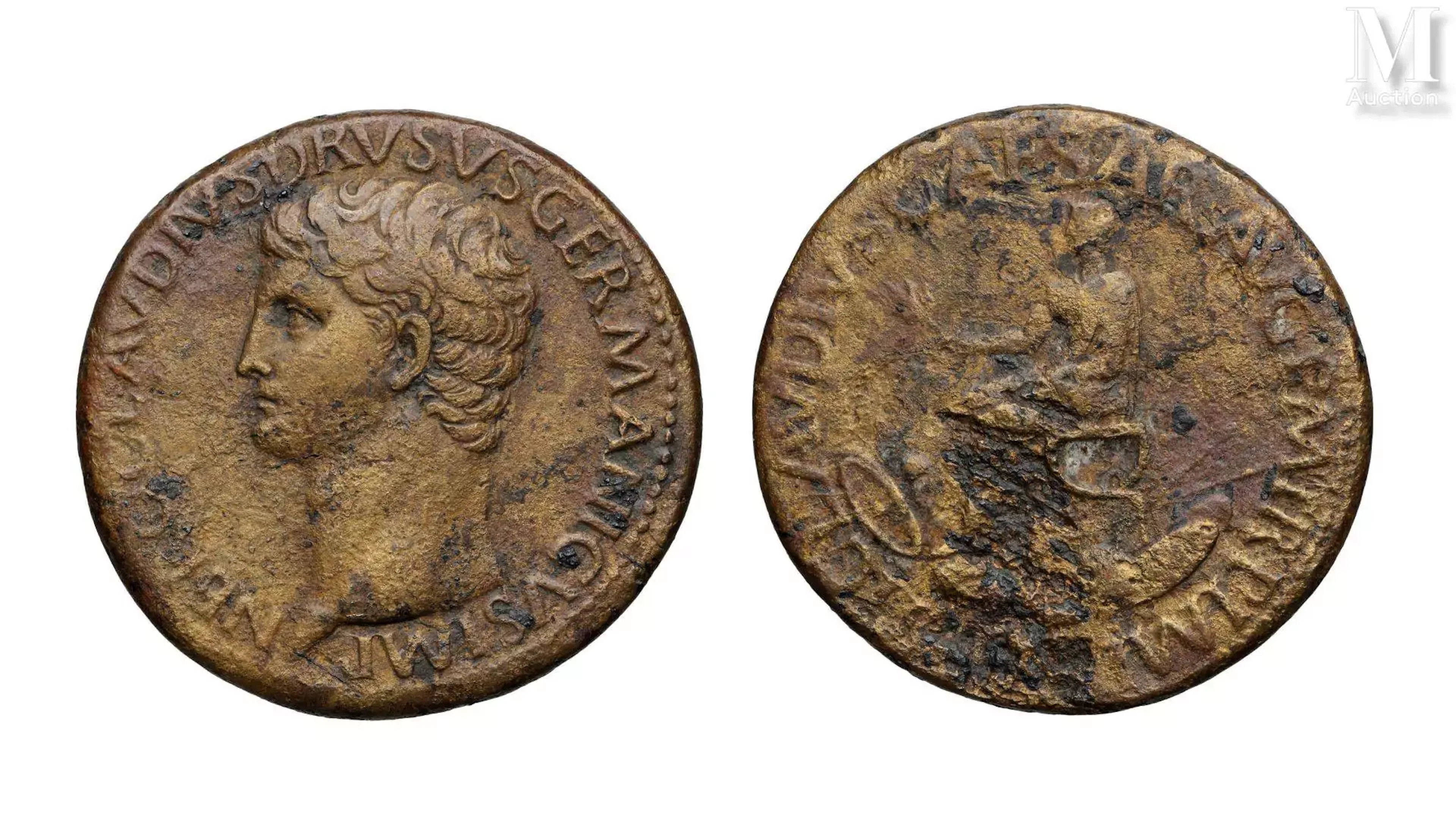 Néron Claude Drusus ┼ 9 ap. JC. frère de Tibère et père de Claude.