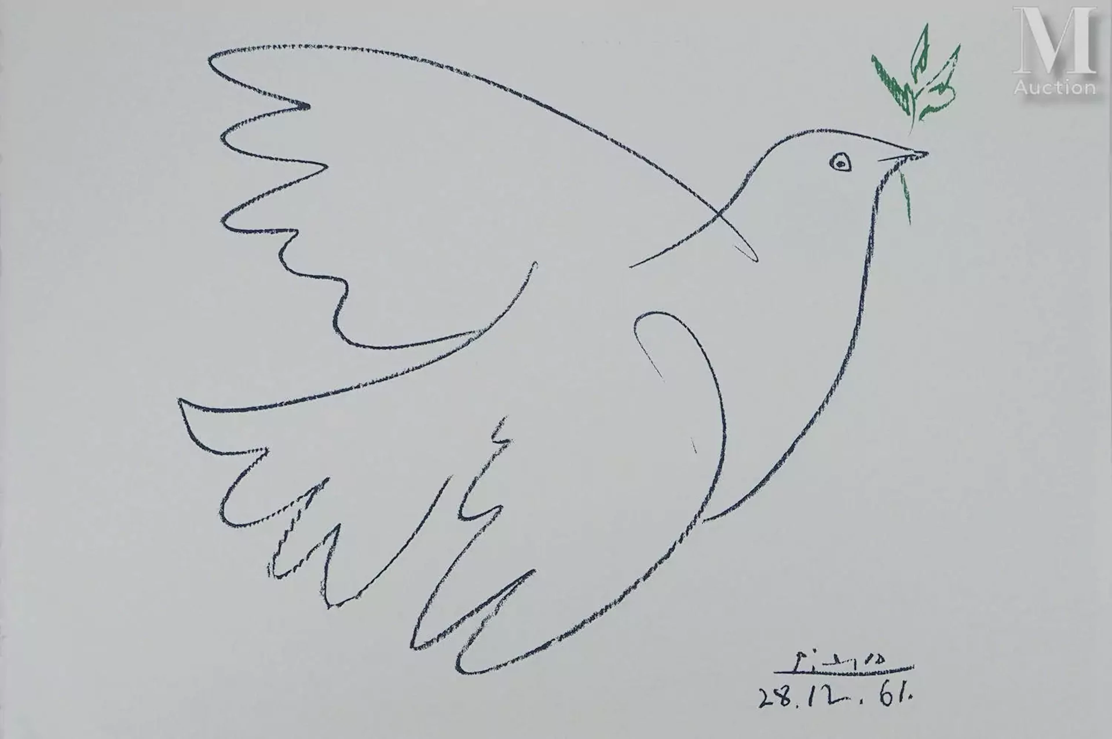 PICASSO Pablo La colombe bleue