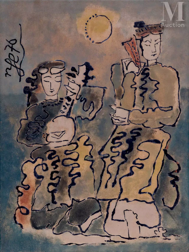 Ⓗ NGUYEN TU NGHIEM (1918–2016) "Kim Kieu", 1976