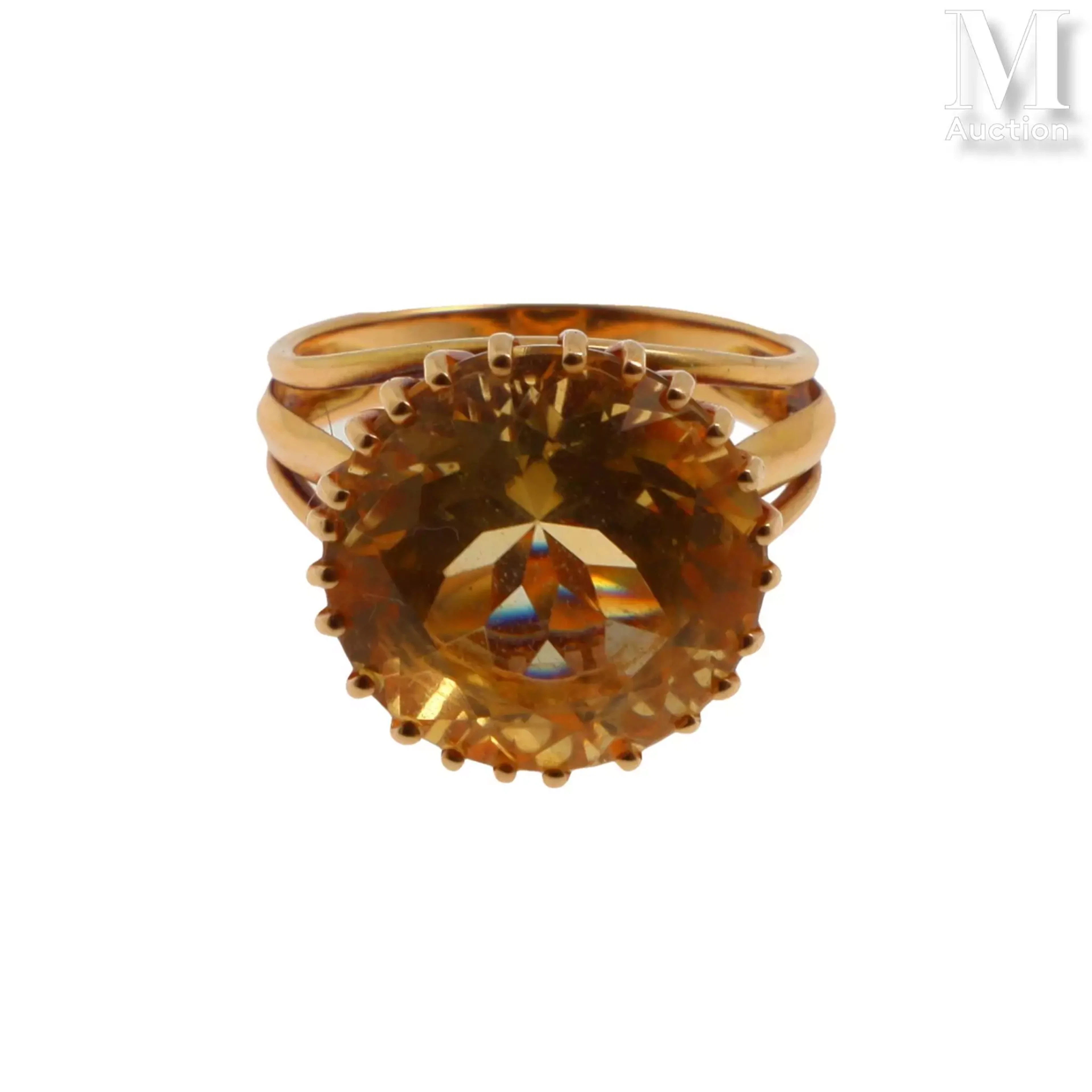 Bague citrine