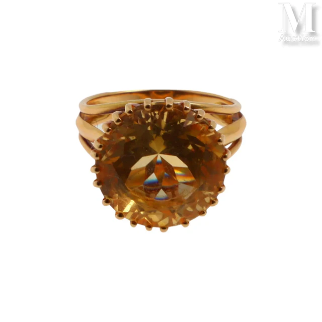 Bague citrine