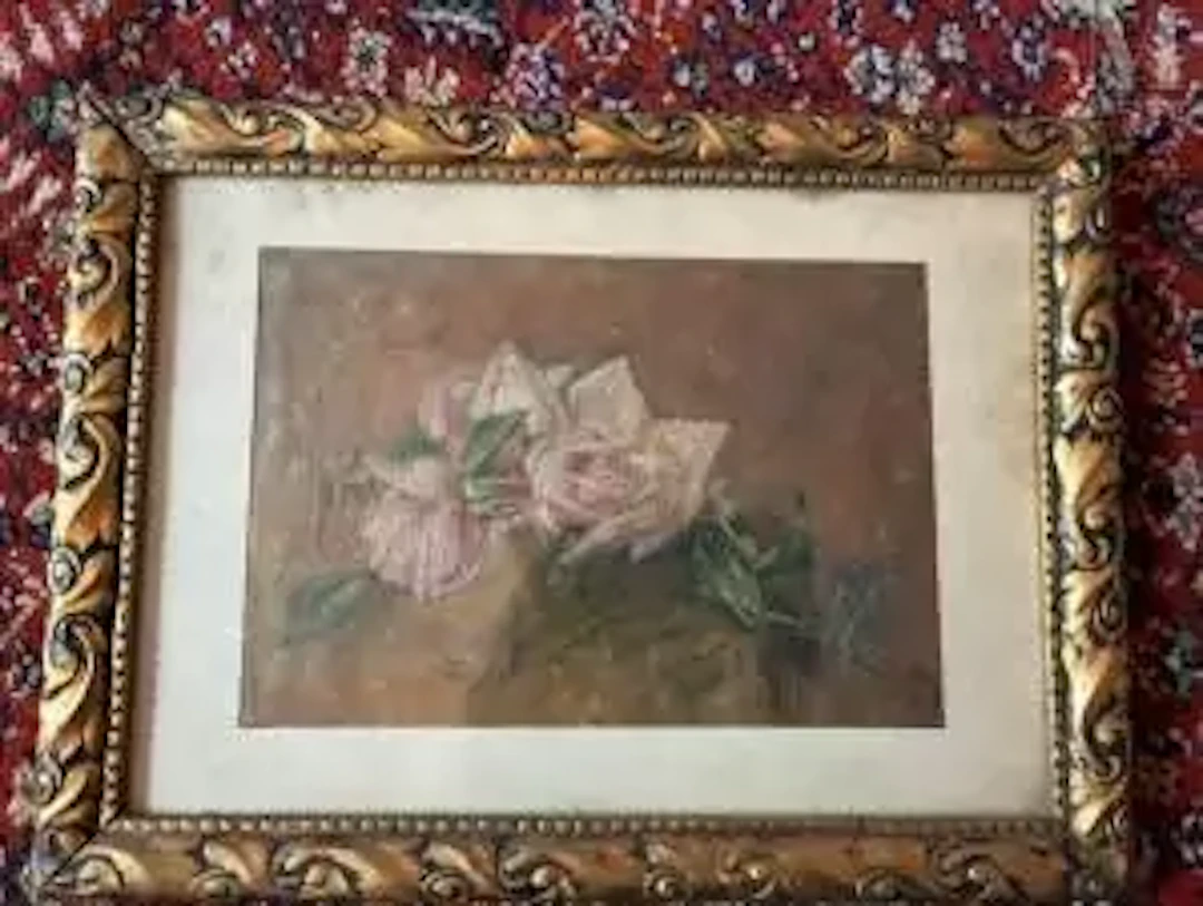 Lot de tableaux, aquareles et carte
