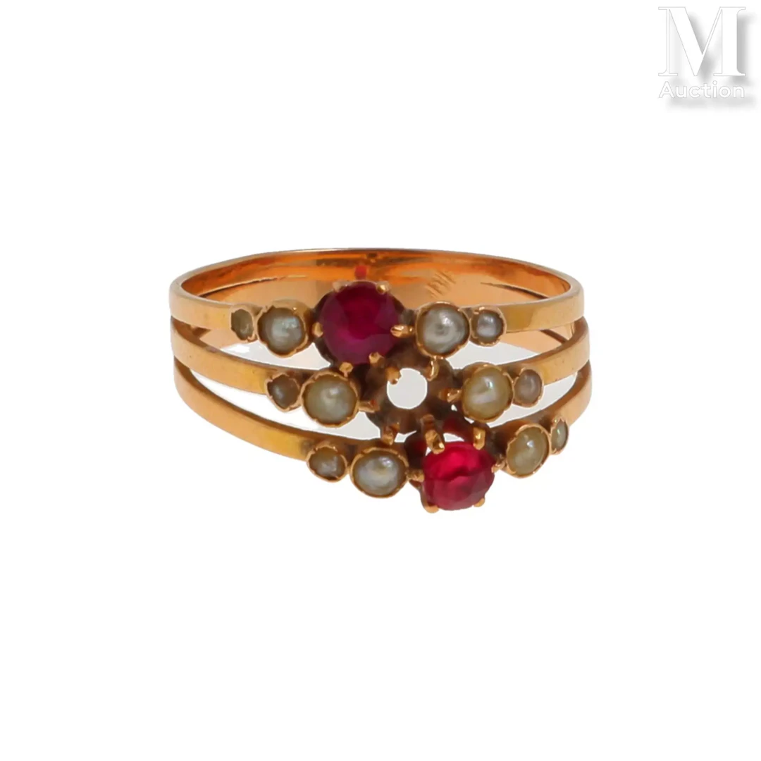 Bague perles