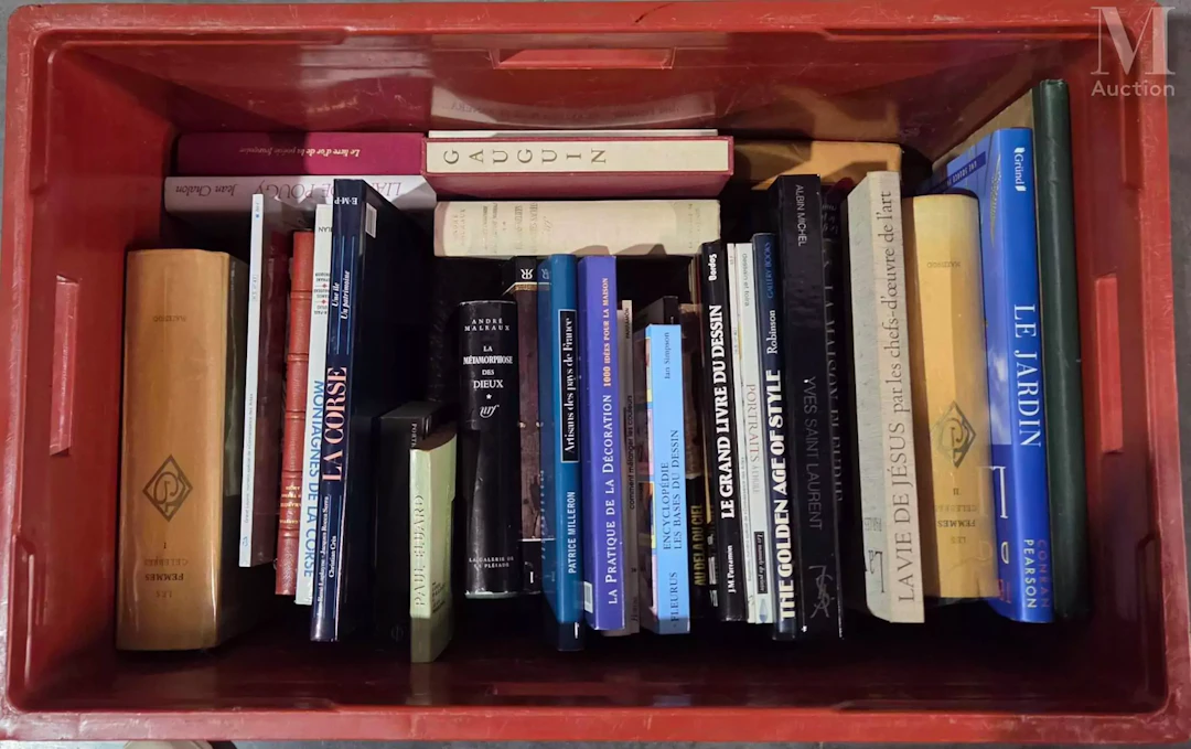 Manette de livres divers