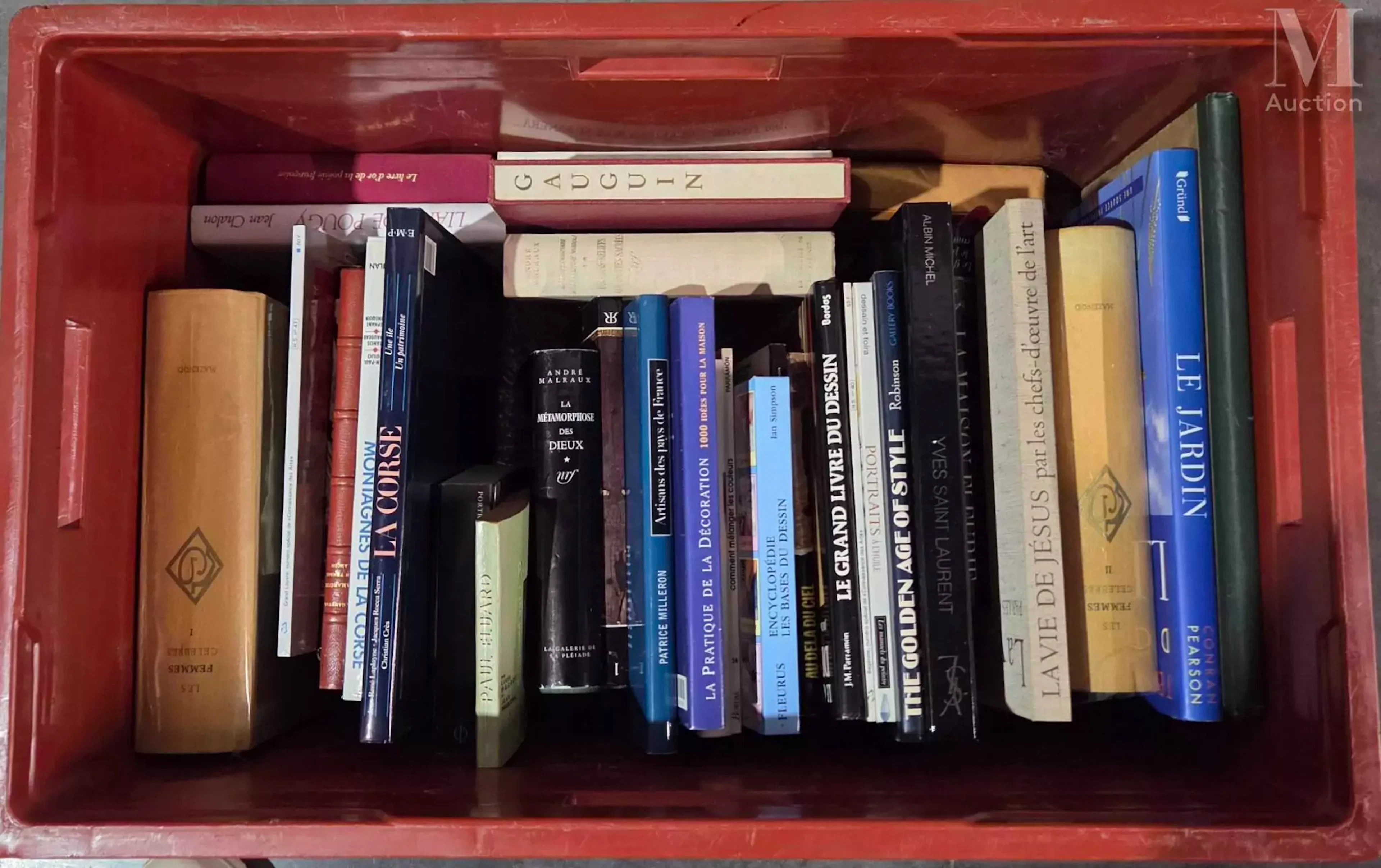 Manette de livres divers