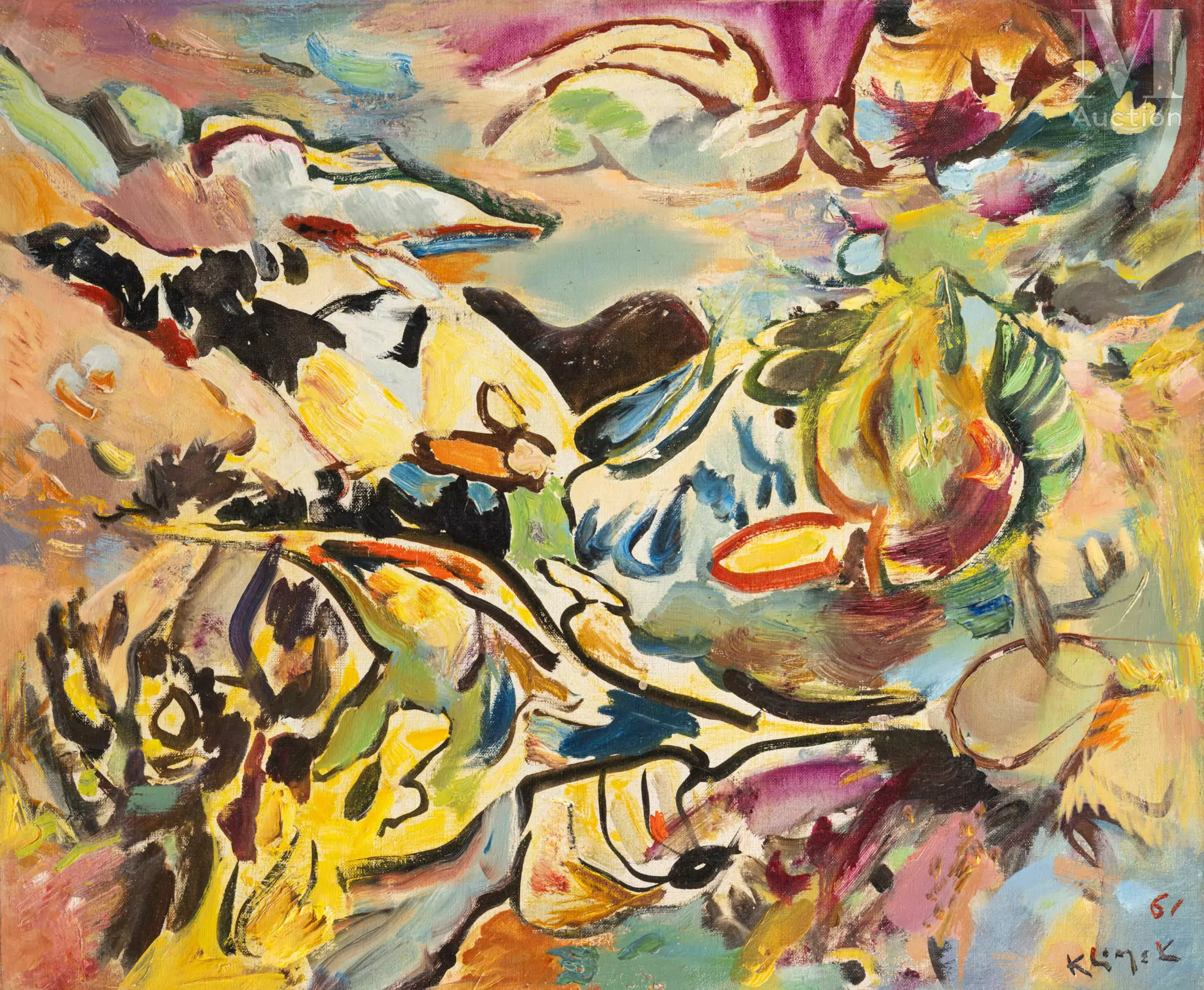 Ludwig KLIMEK (Skoczów 1912 – Nice 1992) Paysage