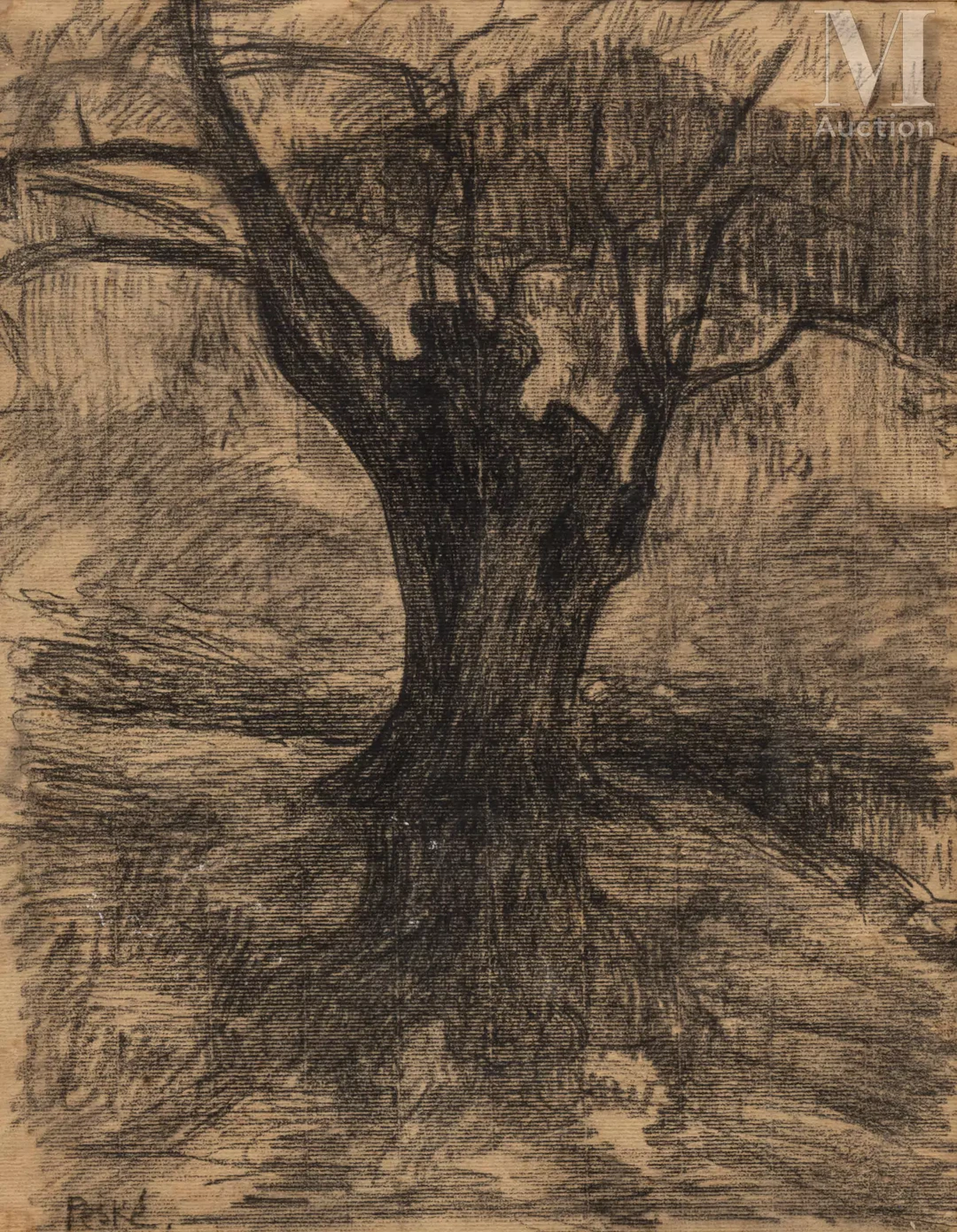 Jean Misceslas PESKE (Golta 1870 - Le Mans 1949) L'arbre