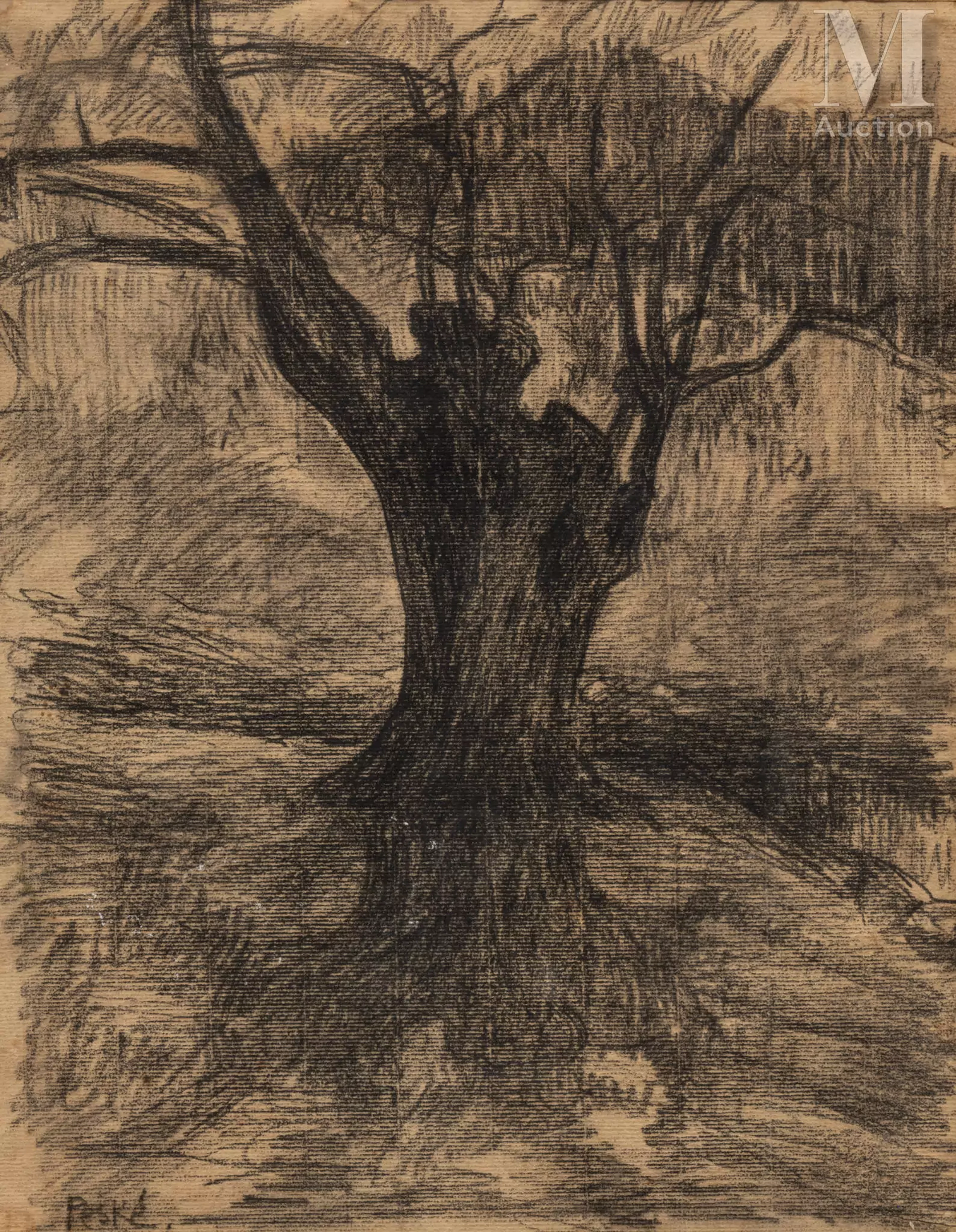 Jean Misceslas PESKE (Golta 1870 - Le Mans 1949) L'arbre