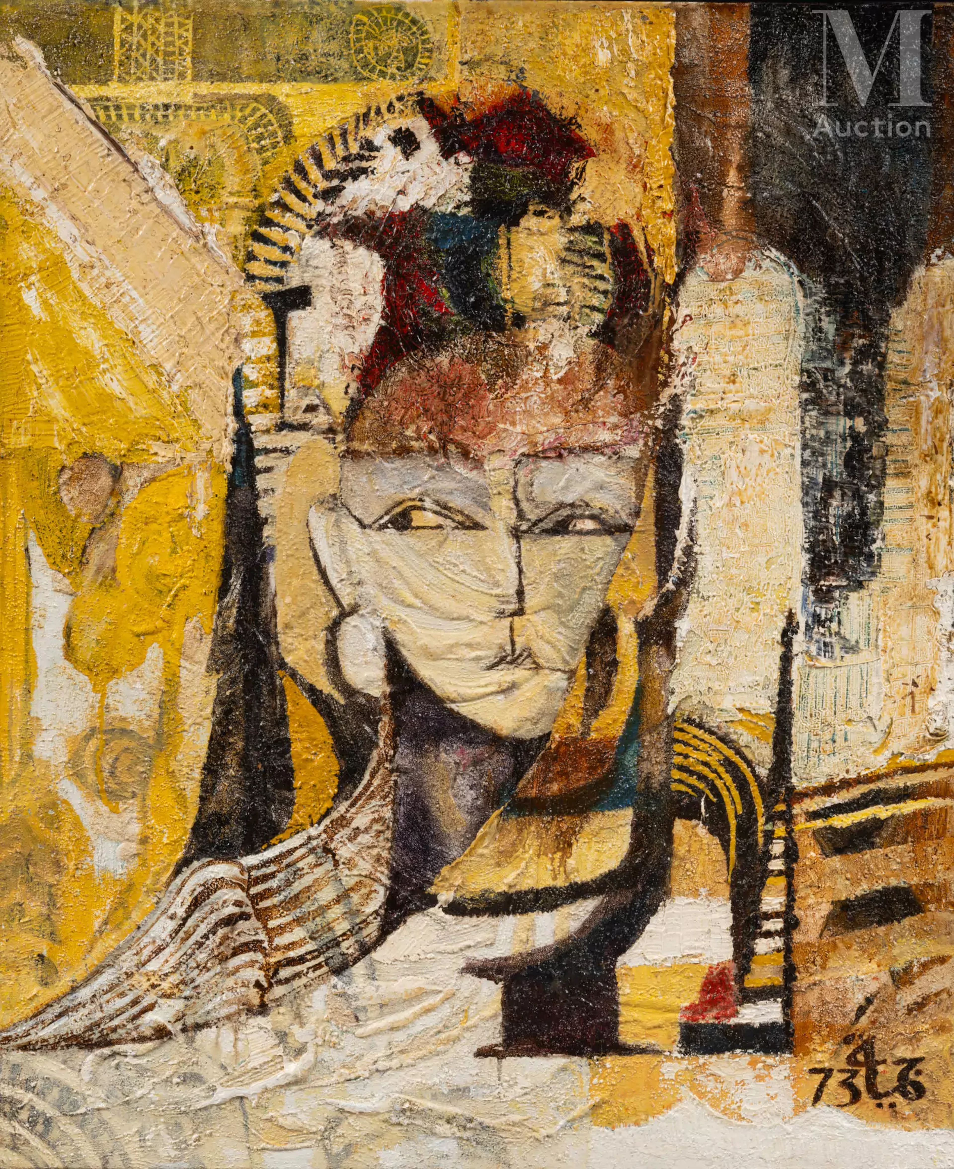 Djamila BENT MOHAMED (Alger 1933-2023) La veuve, 1973