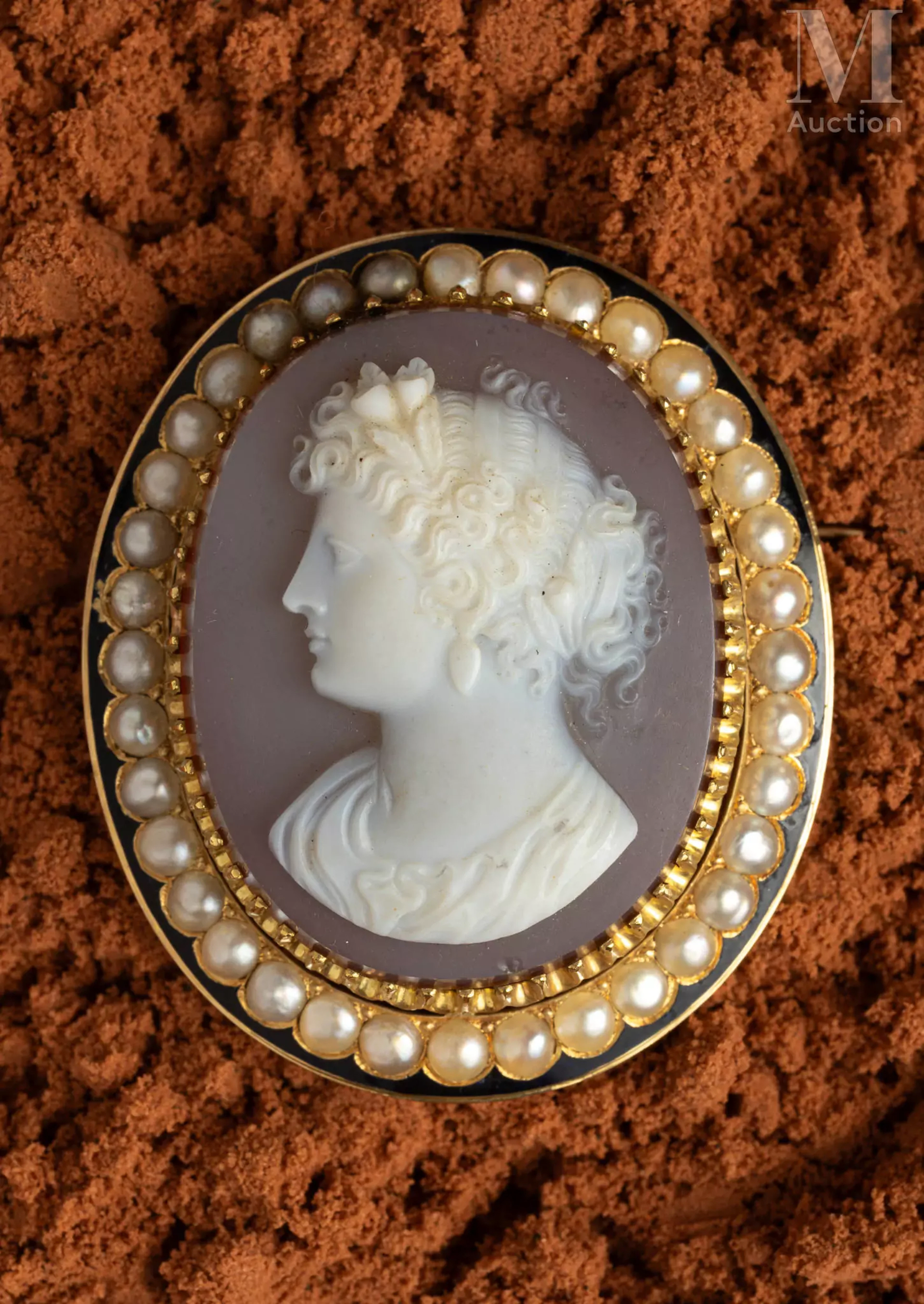 Broche camée