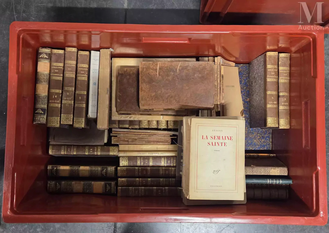 Manette de livres divers