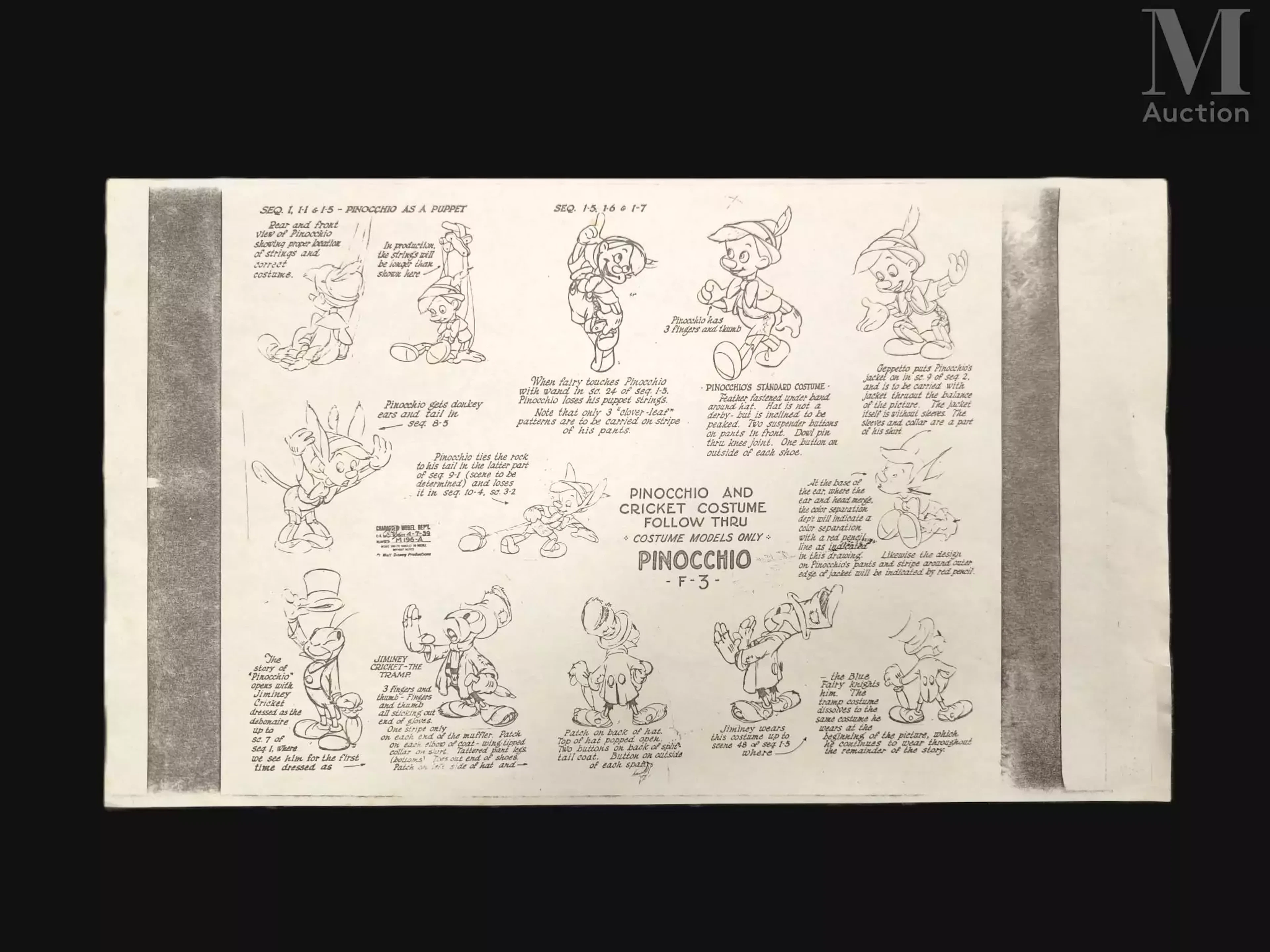 STUDIOS DISNEY Model Sheet
