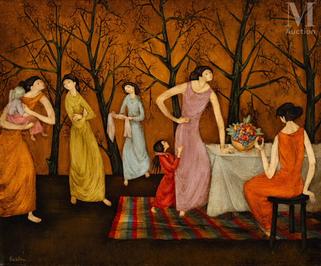 VARLAMICHIVILI Félix dit VARLA (Kutaisi 1903 - Paris 1986) Les femmes