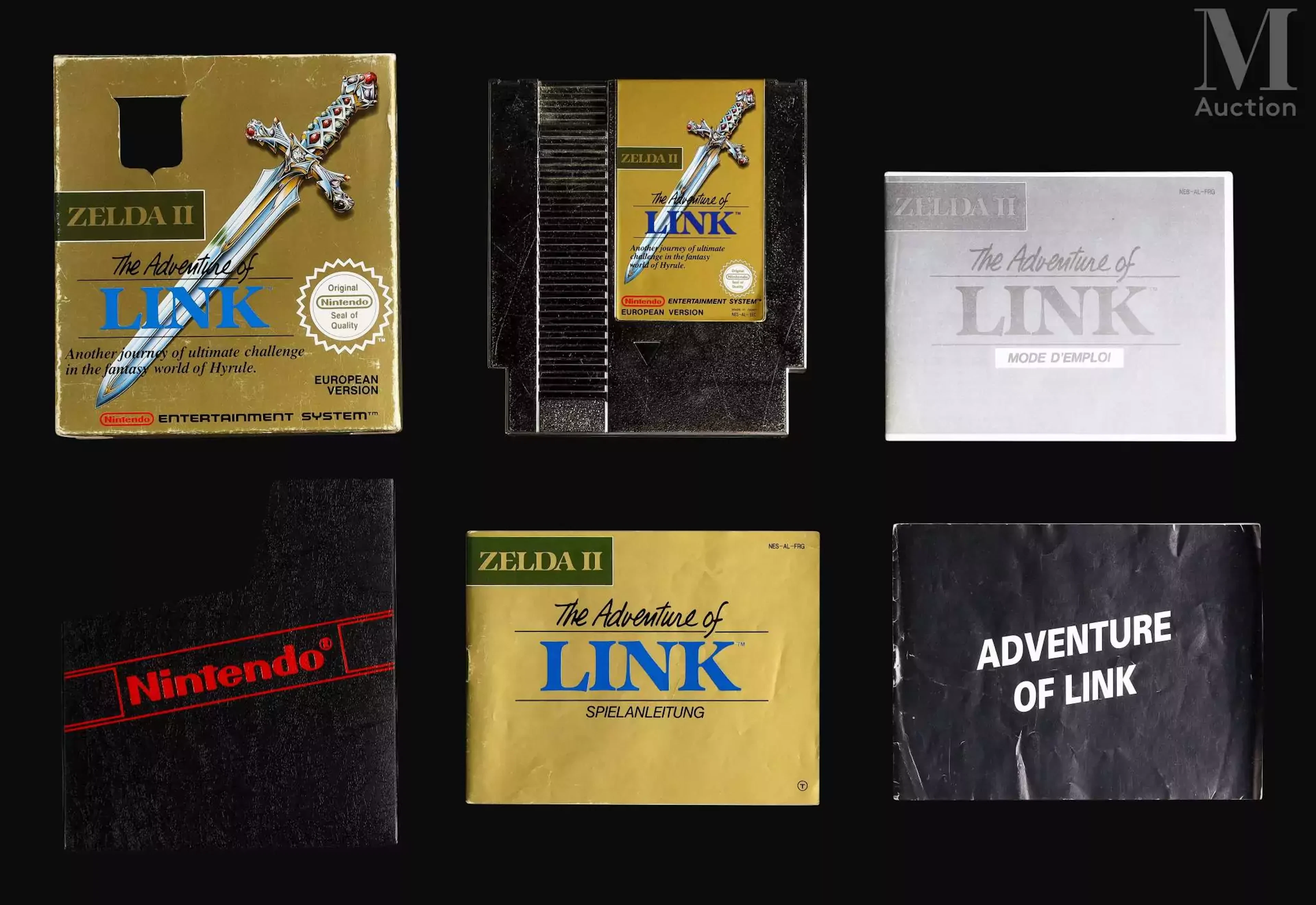 NINTENDO NES PAL Zelda II : The Adventure of Link (SMALL BOX) - NES