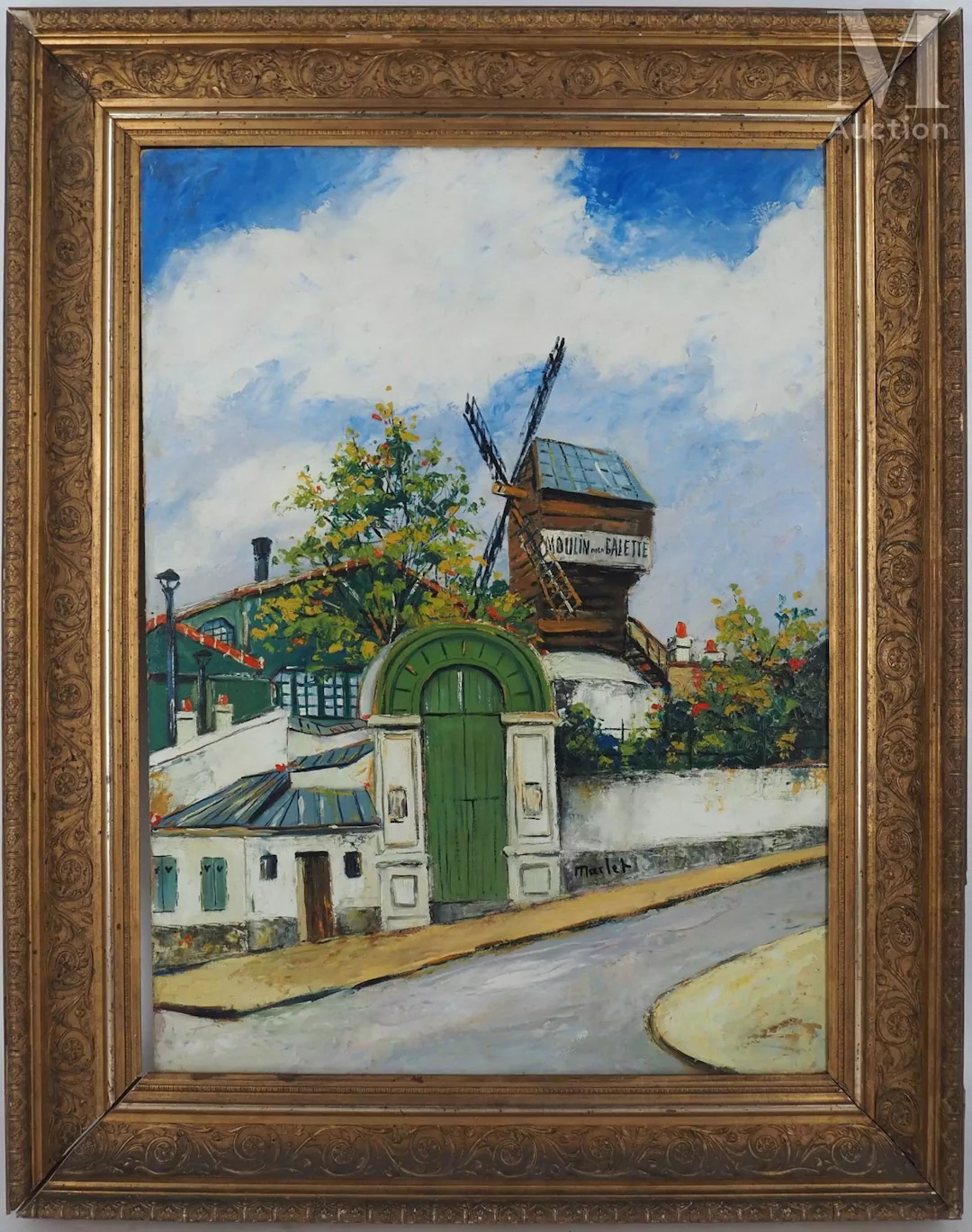 MACLET Elisée Montmartre : Moulin de la Galette, vers 1930