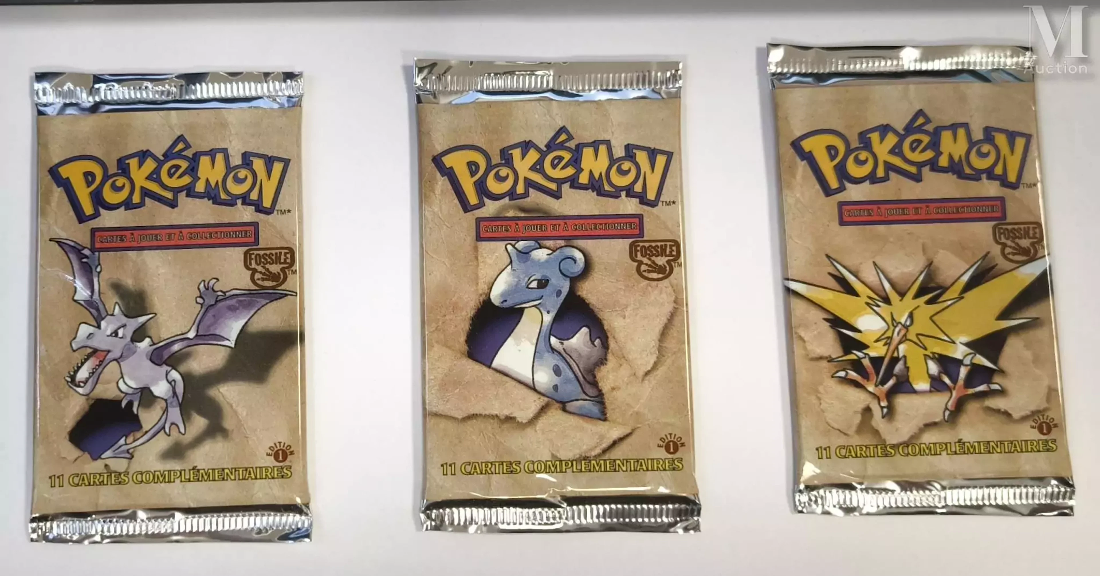 POKEMON Booster Artset - Fossile - 1ère Edition