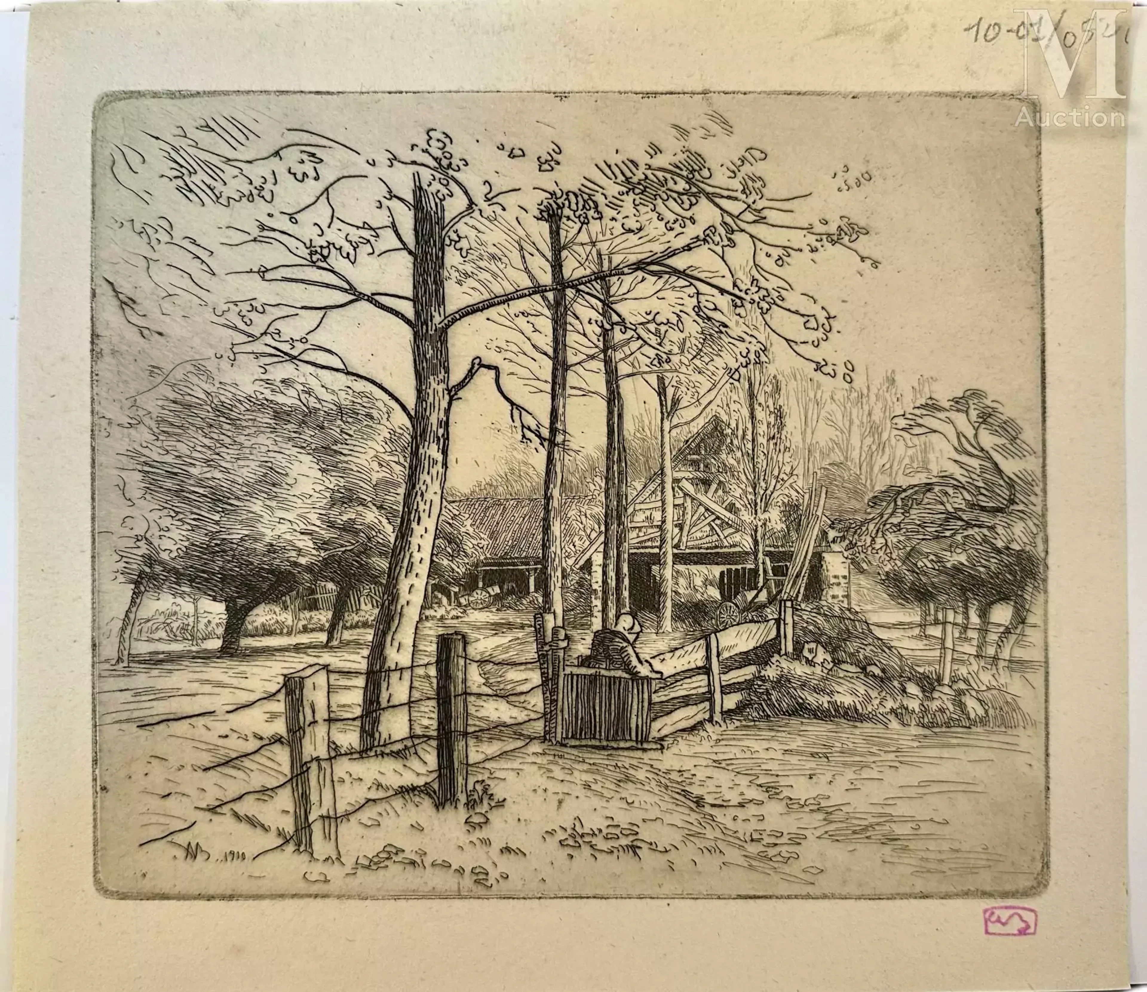 Adolphe Marie BEAUFRERE (Quimperle 1876 - Lamor Plage 1960) Paysages