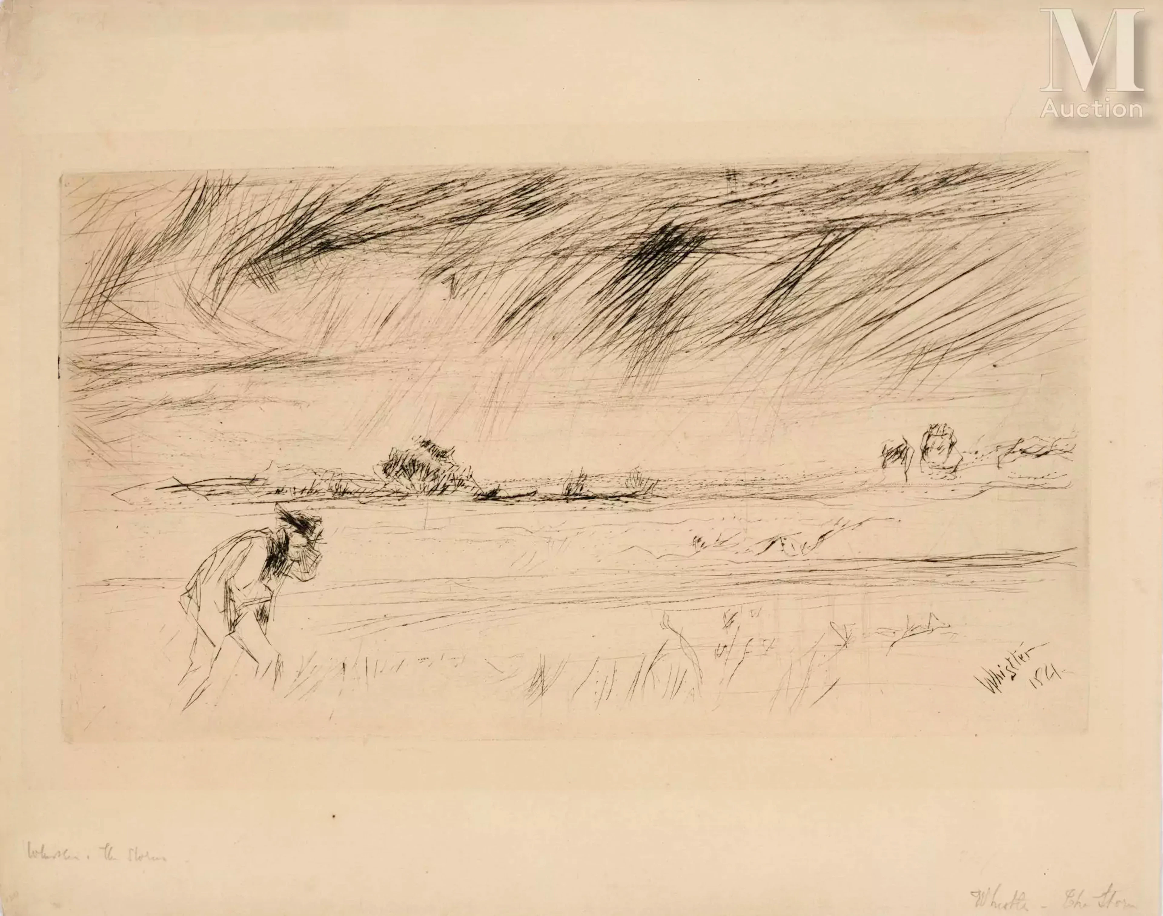 James Mc Neill Whistler (1834-1903) The Storm, 1861