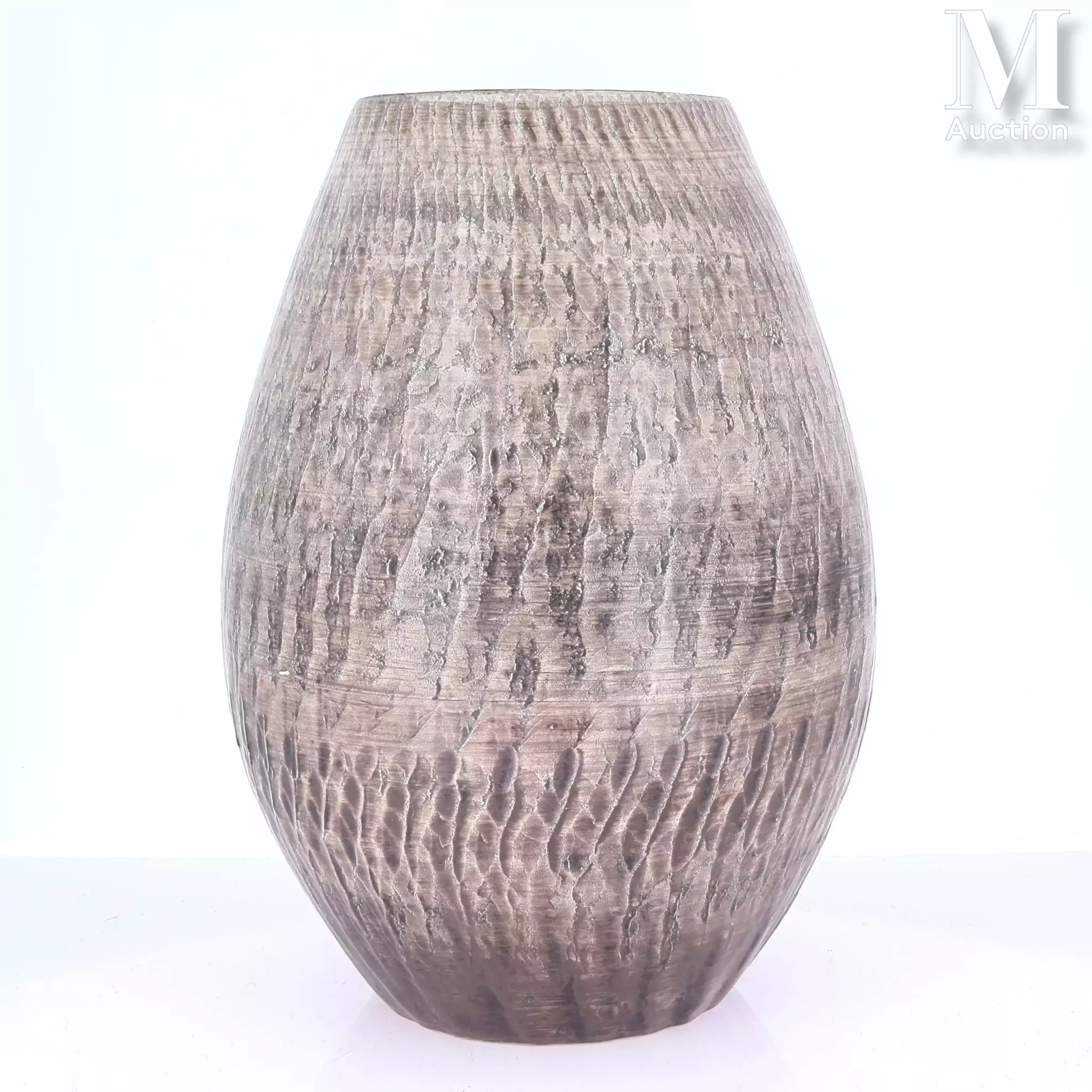 TAPIS VERT (1950-1965, Claire et René BATIGNE) à Vallauris Grand vase ovoïde