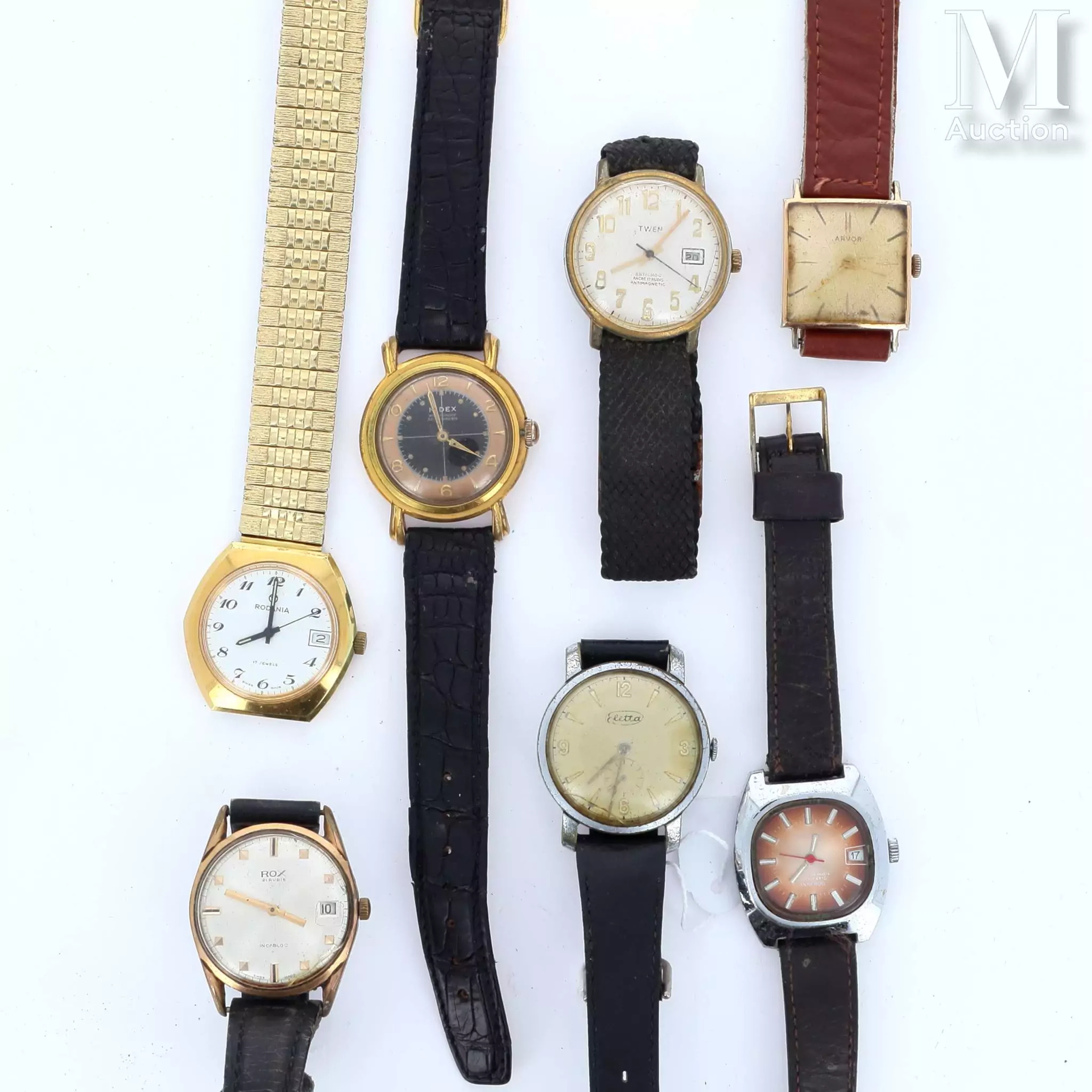 Lot de 7 montres vintage