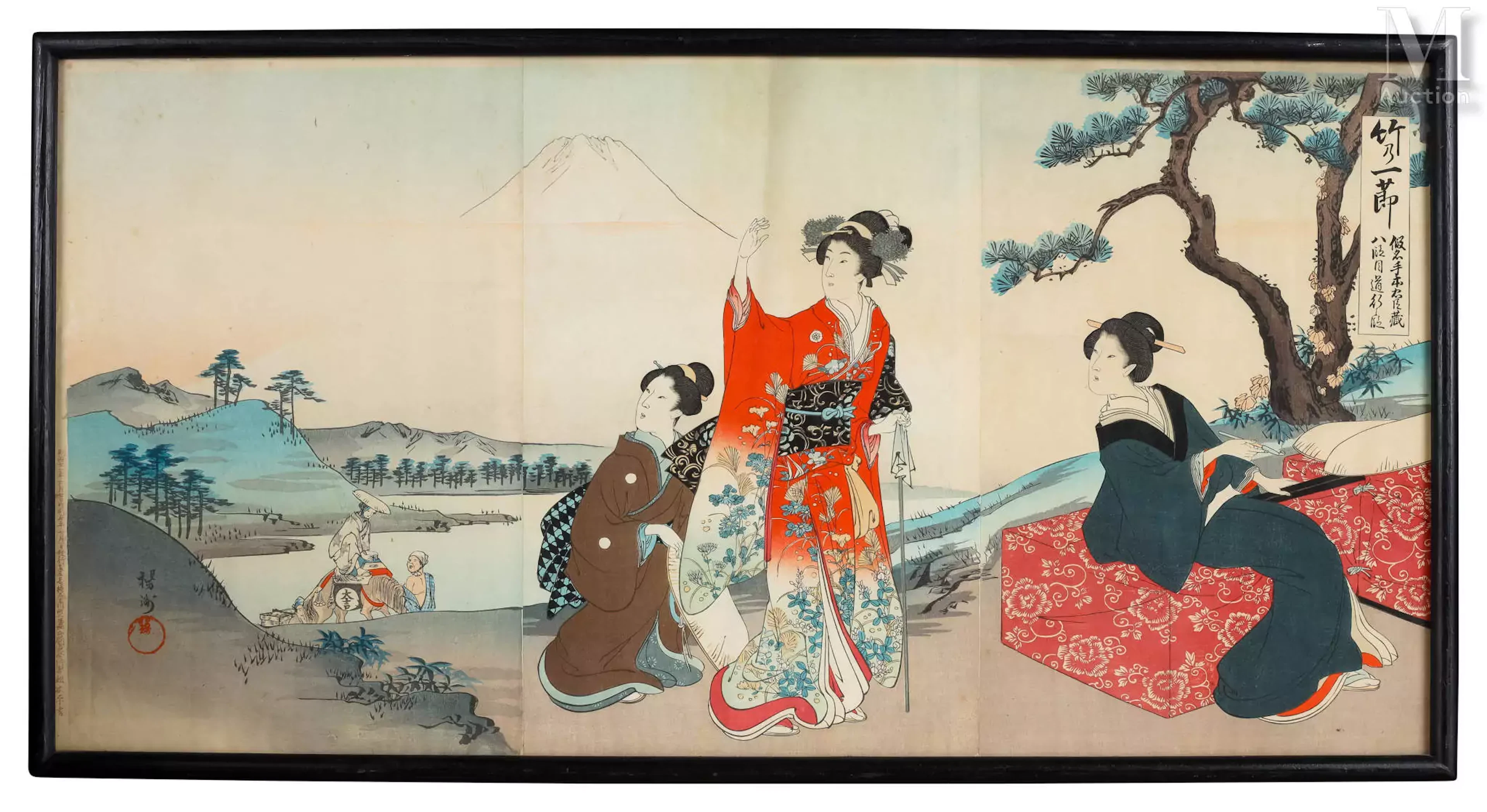 JAPON, Epoque Meiji Toyohara Chikanobu (1838-1912)