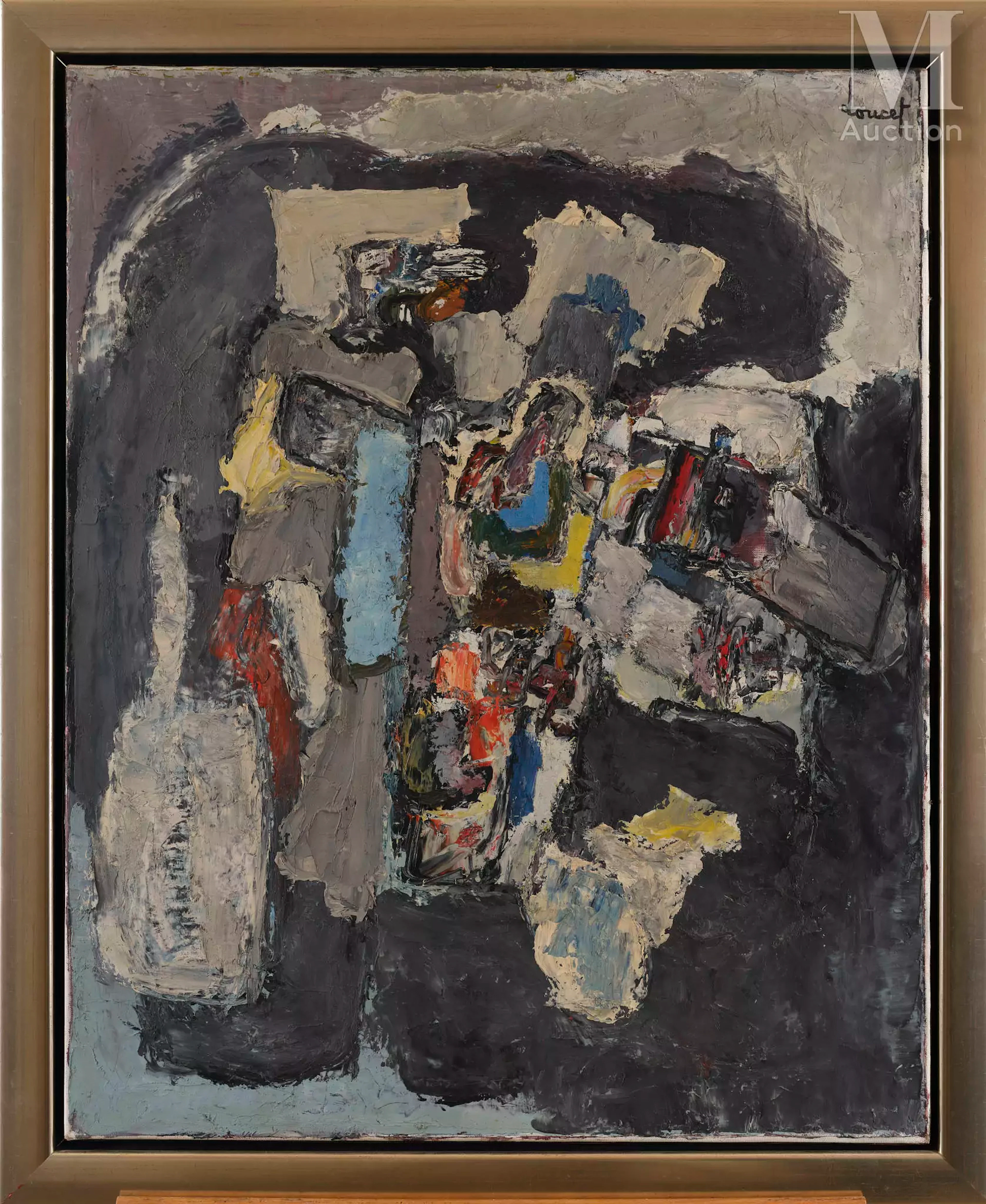 Jacques DOUCET (1924-1994) Paysage retrouvé, 1959-1960