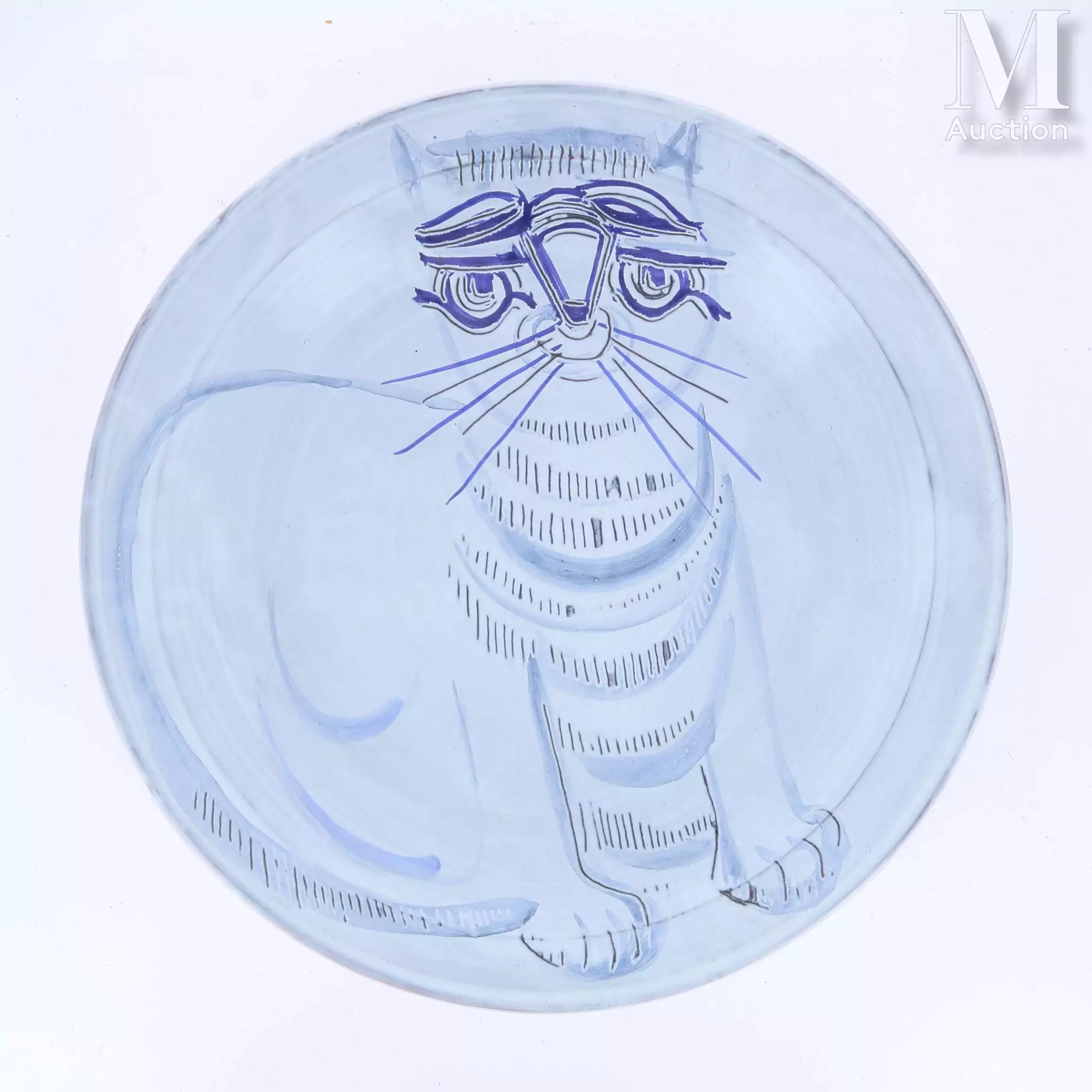 Jacques IBARRA (1929) à Mirmande Coupe circulaire au chat