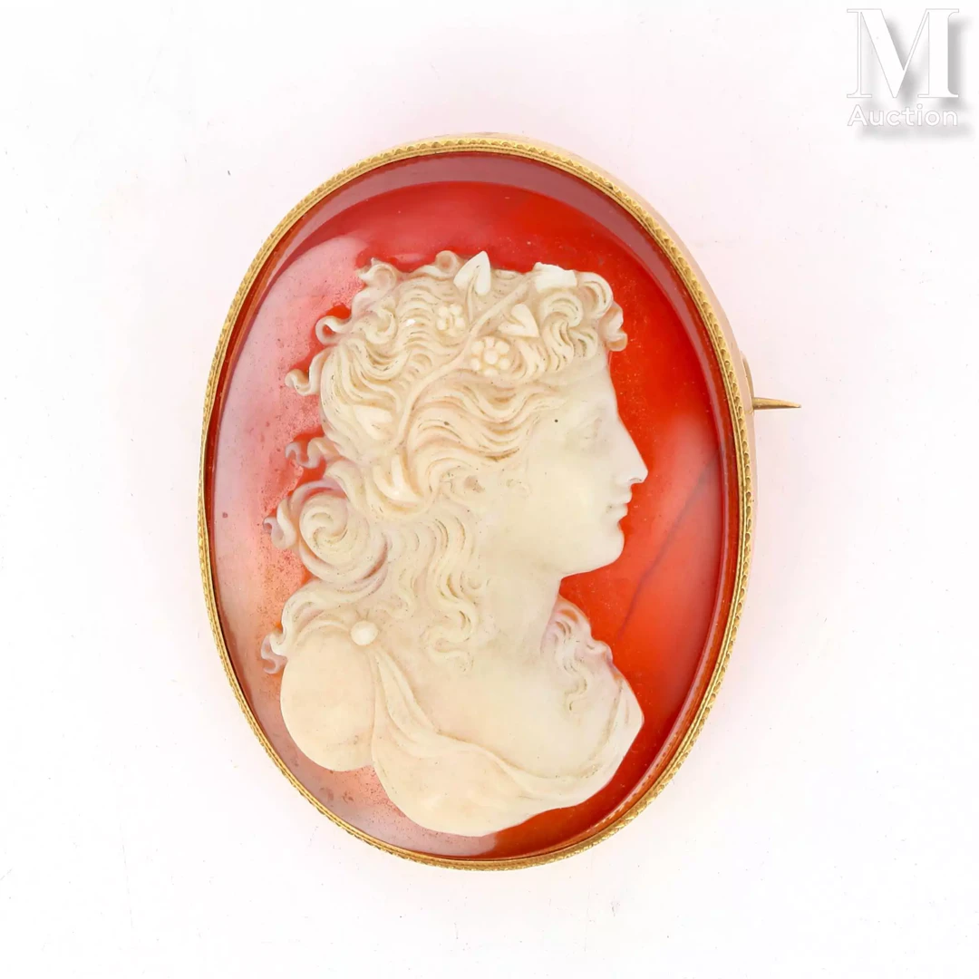 Broche camée