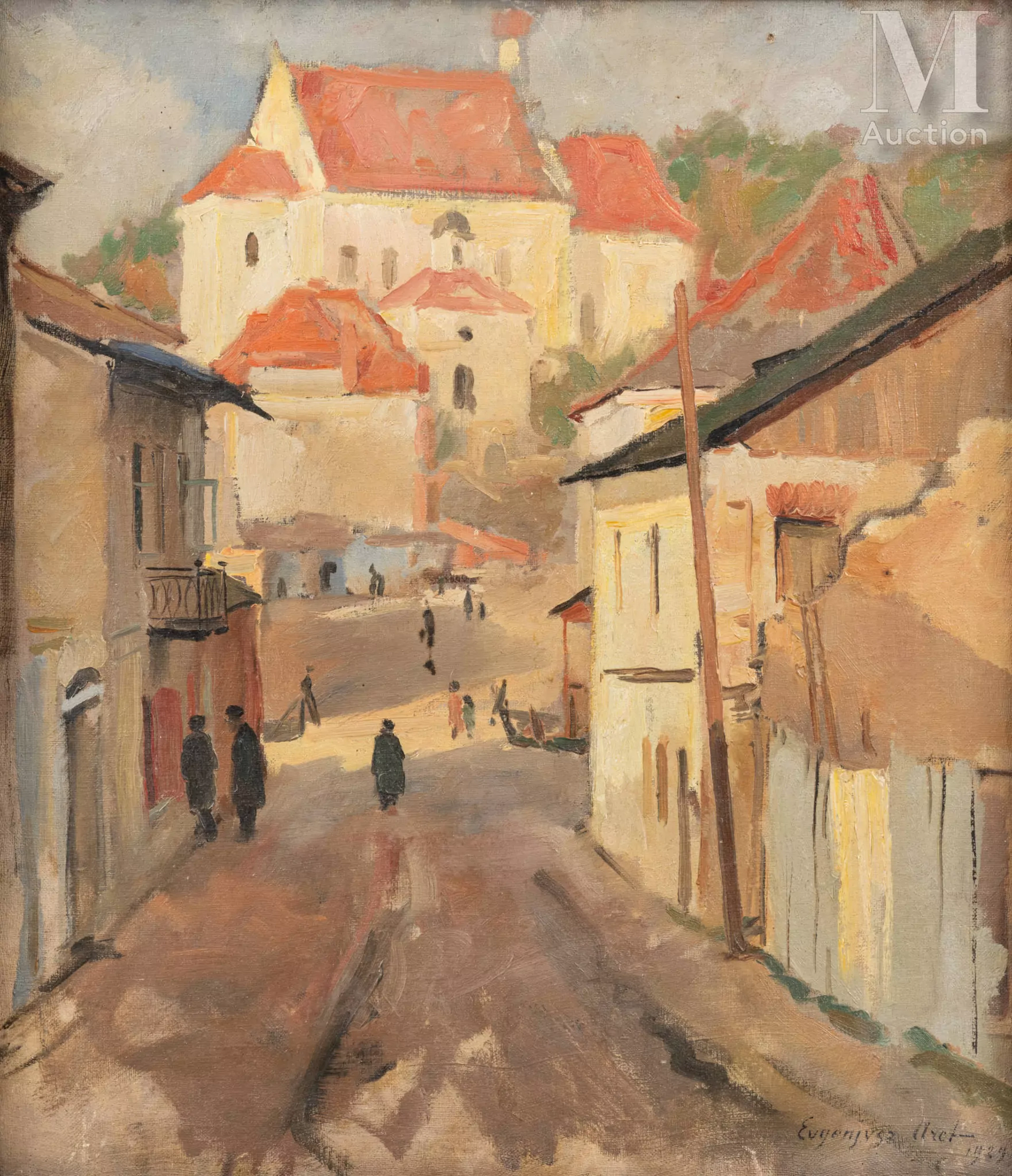 Eugeniusz Arct (Odessa 1899 - Varsovie 1974) Kazimierz à Cracovie