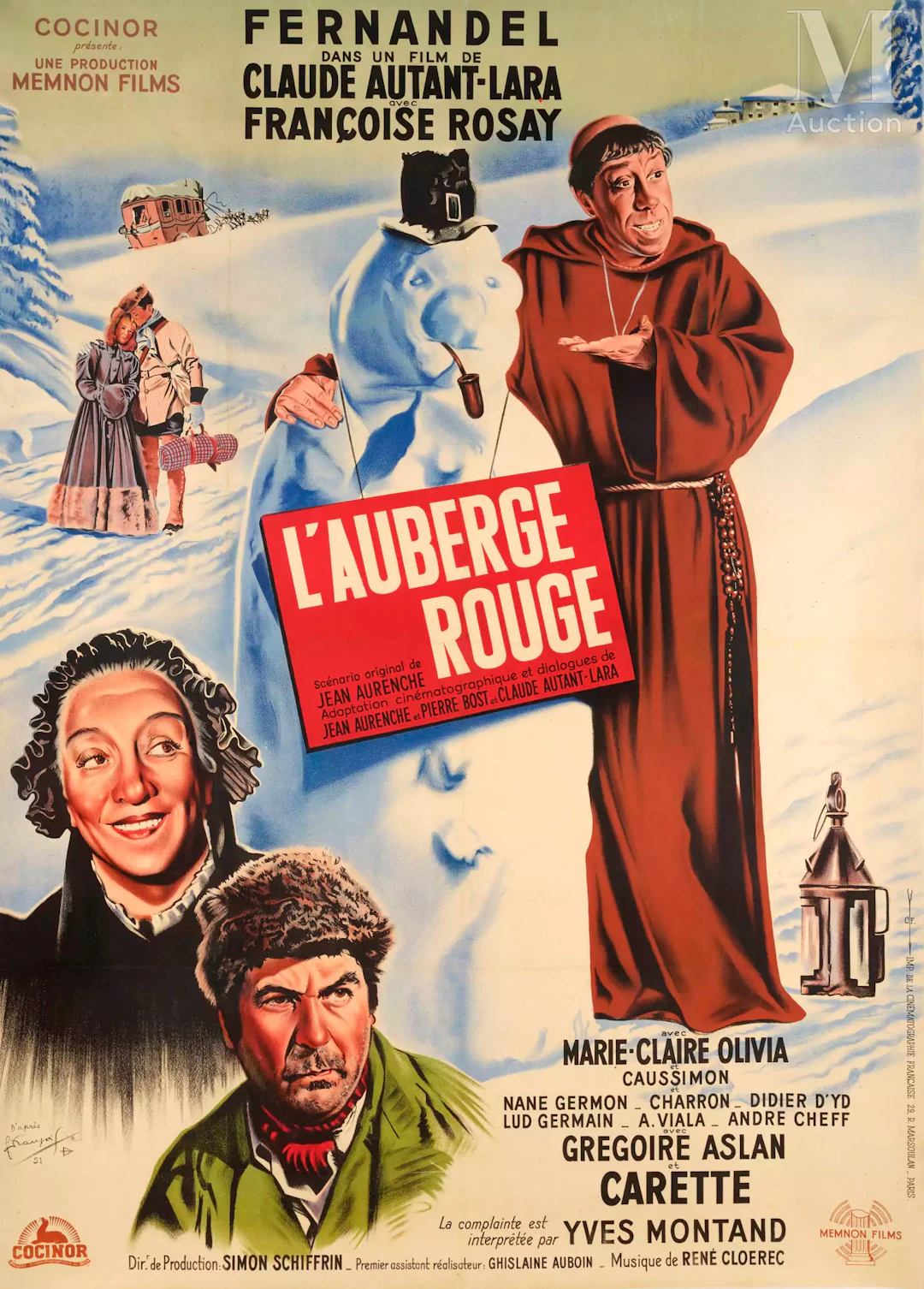 L'AUBERGE ROUGE Deux affiches