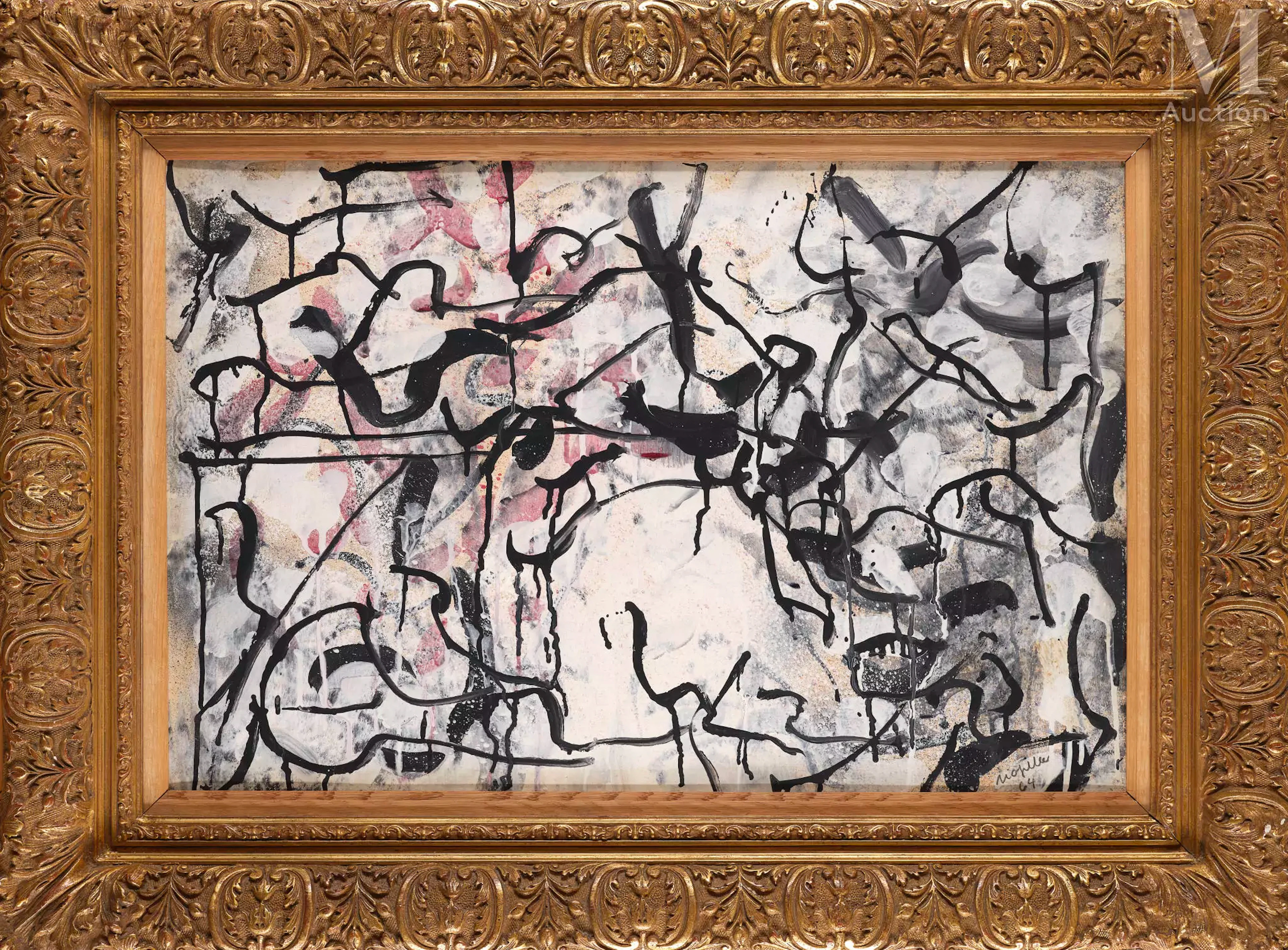 Jean-Paul RIOPELLE (1923-2002) Composition, 1964