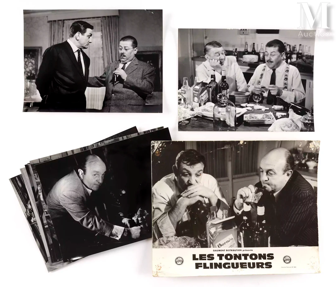 LES TONTONS FLINGUEURS Lino Ventura, Bernard Blier, Francis Blanche