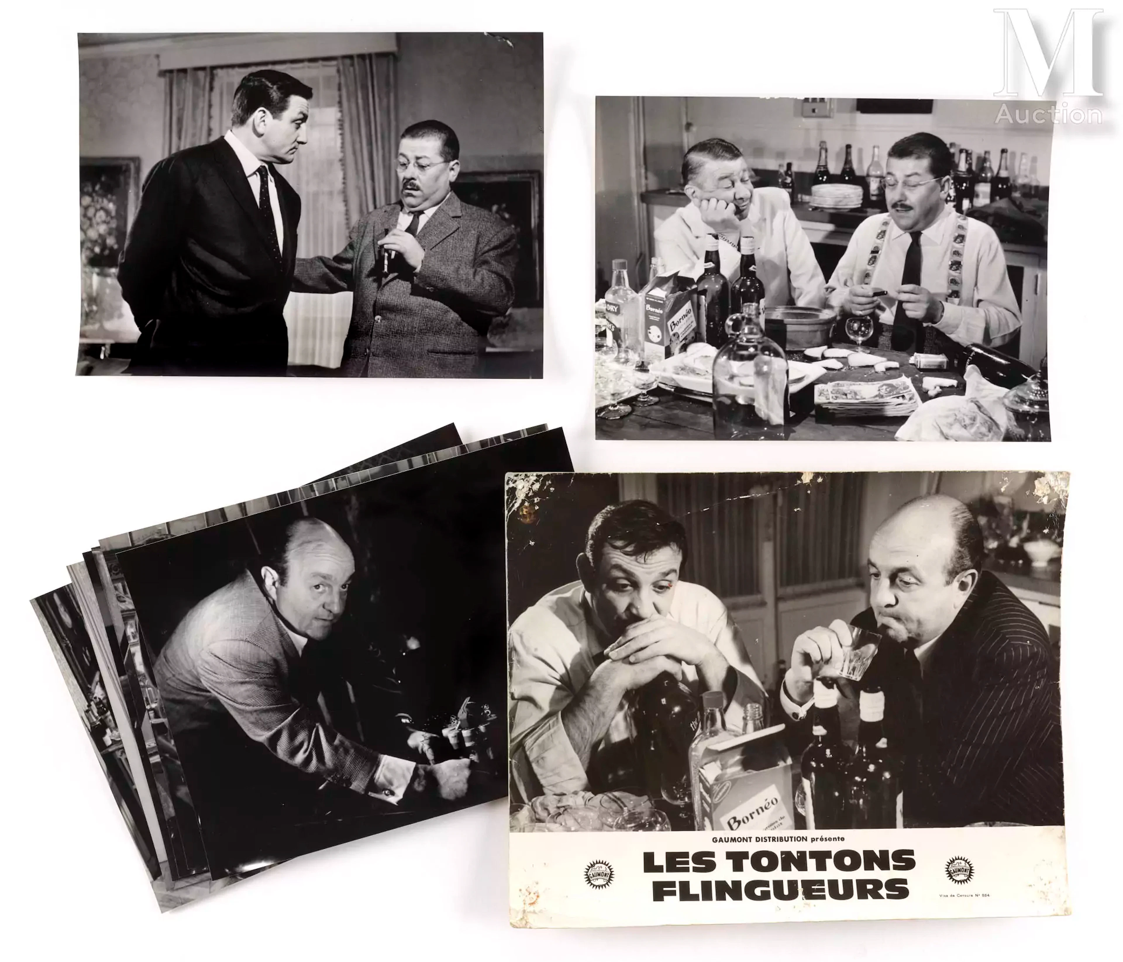 LES TONTONS FLINGUEURS Lino Ventura, Bernard Blier, Francis Blanche